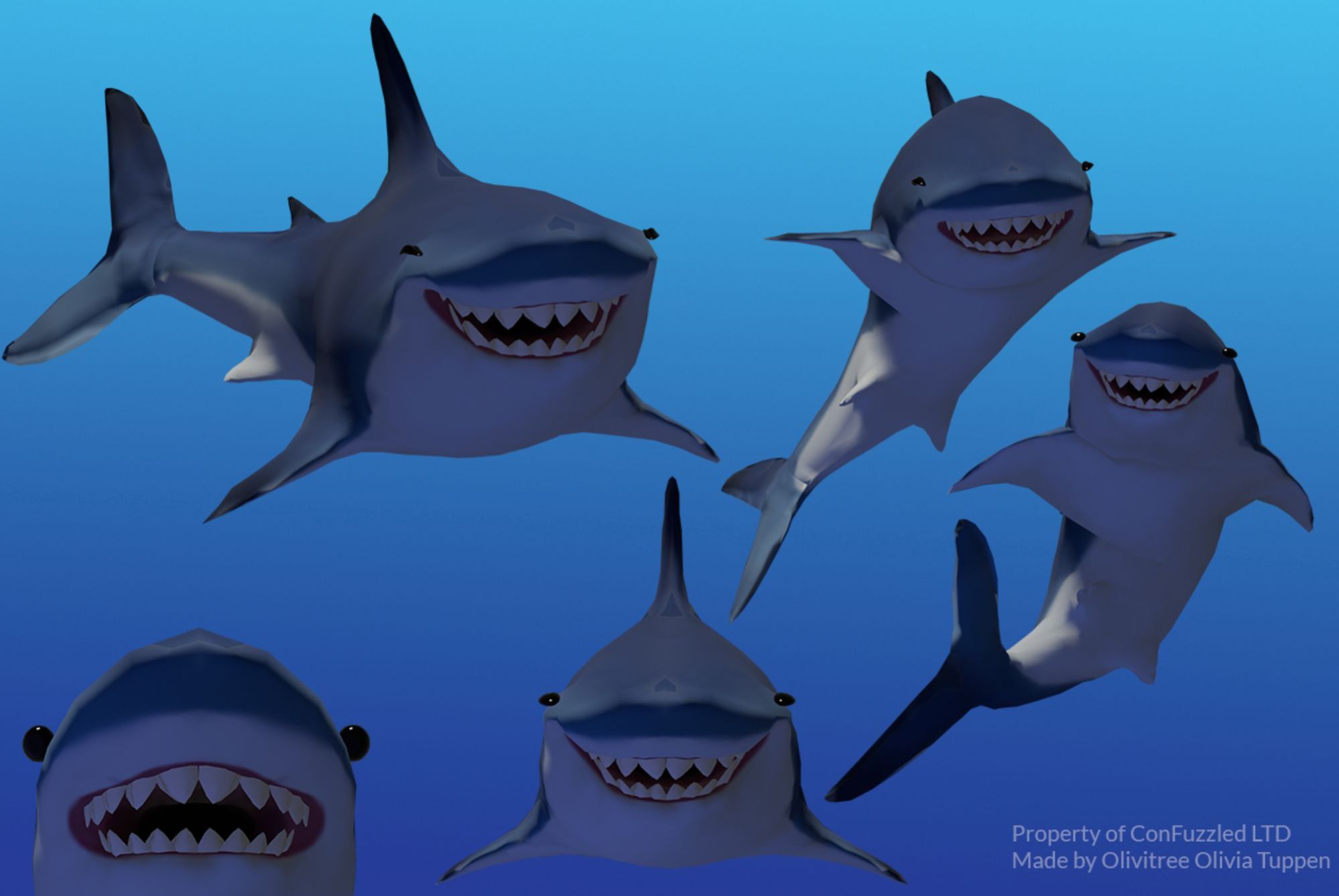 A very happy Shark