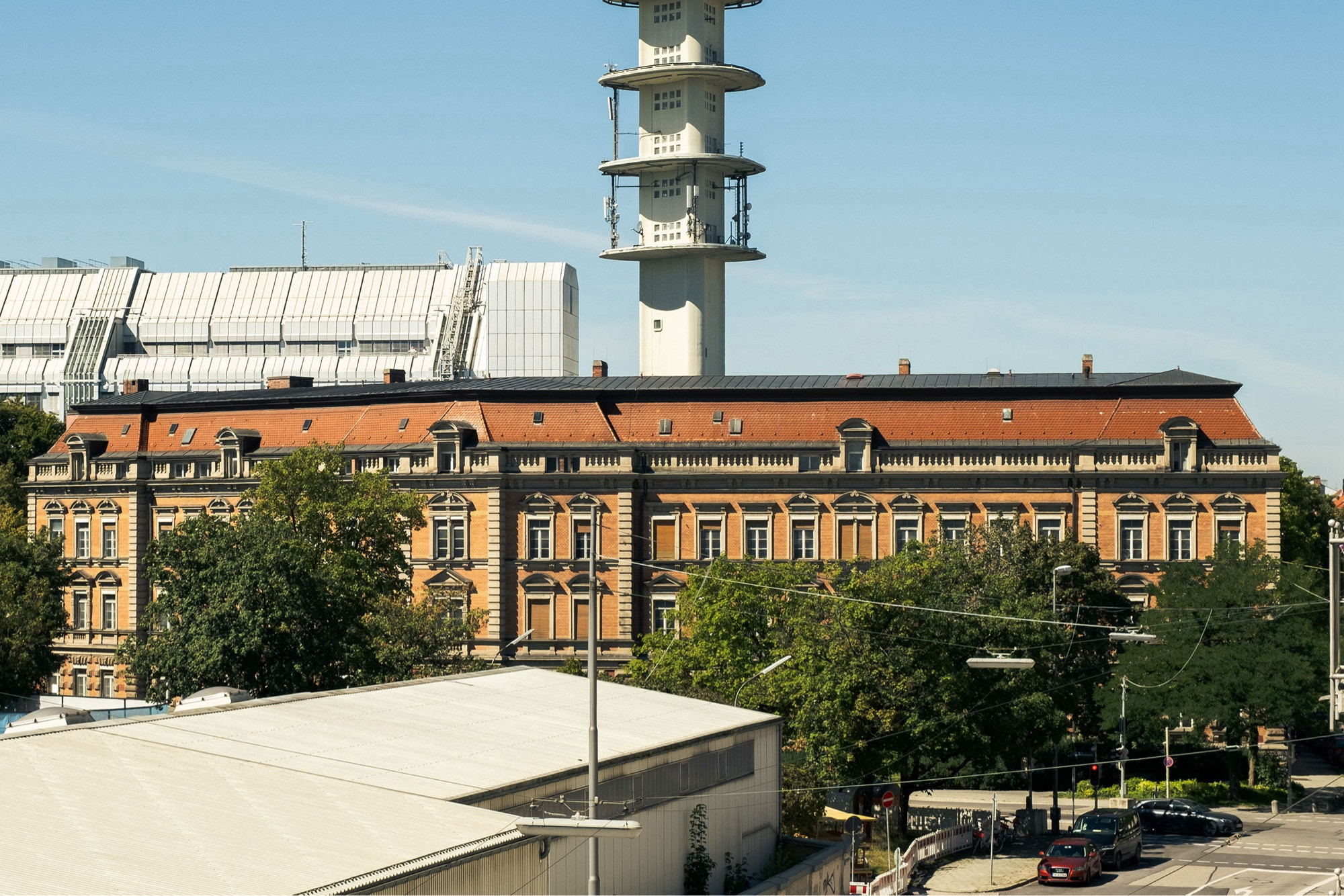 Ehemaliges Gebäude des Zwischennutzungprojektes 5000 Zimmer Küche Bad in der Pappenheimstraße 14