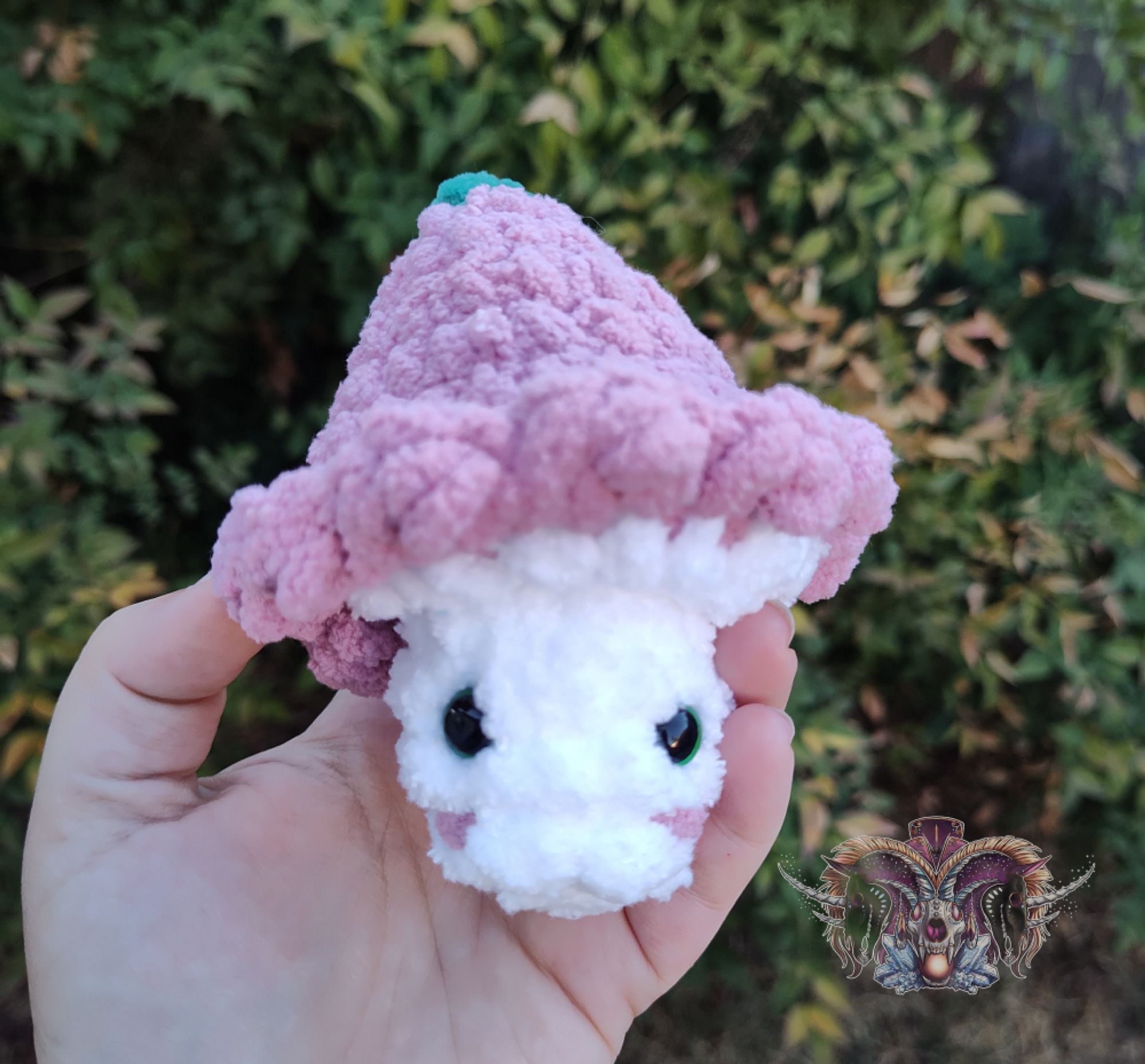 trio of pop up crochet plushies