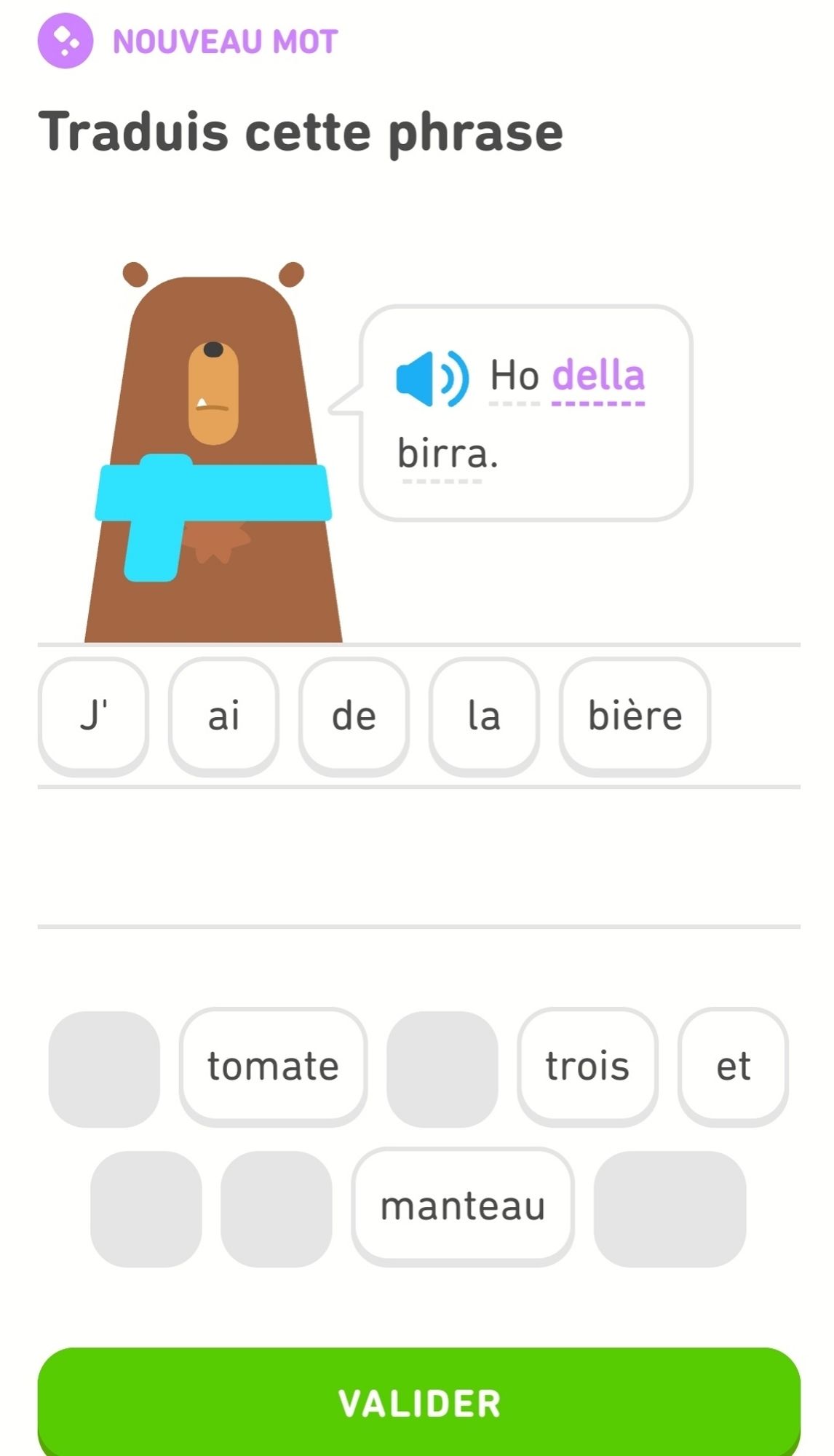 Duolingo italien