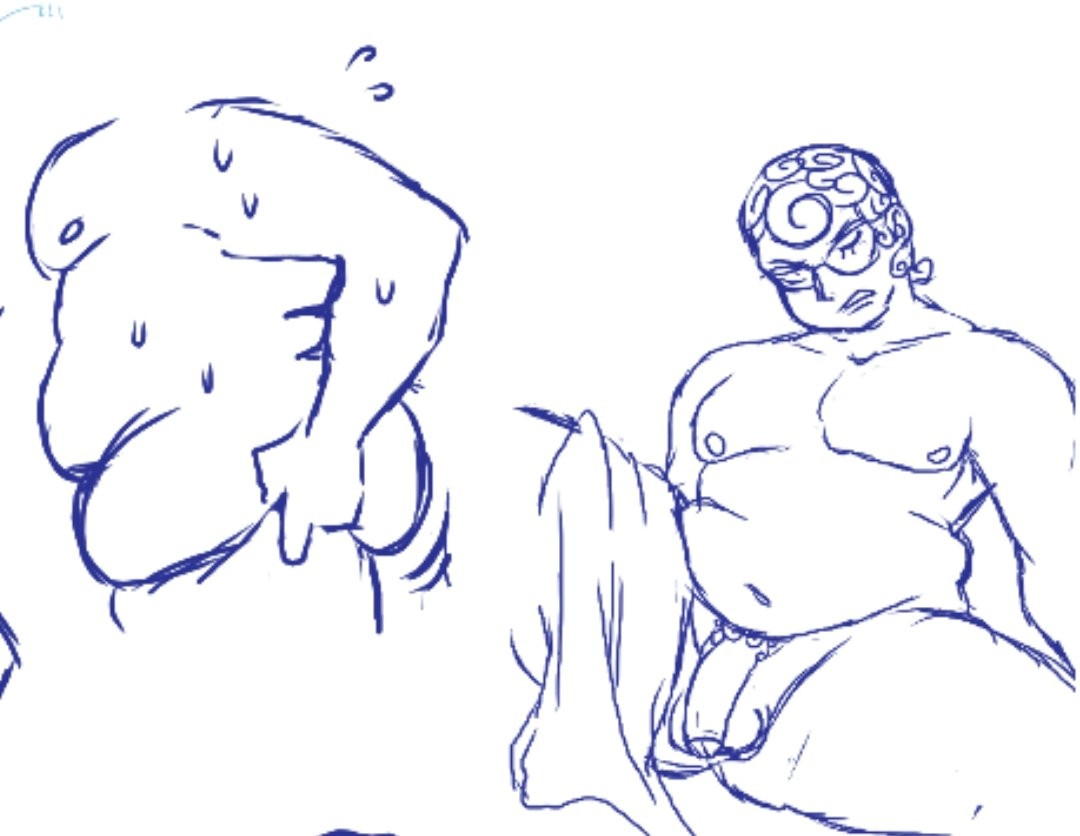 Chubby Ghiaccio with his dick out.. 