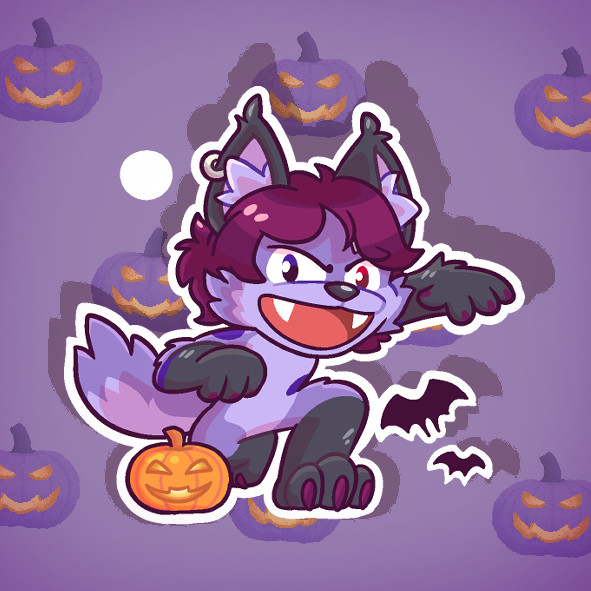 A very spooky were-fox