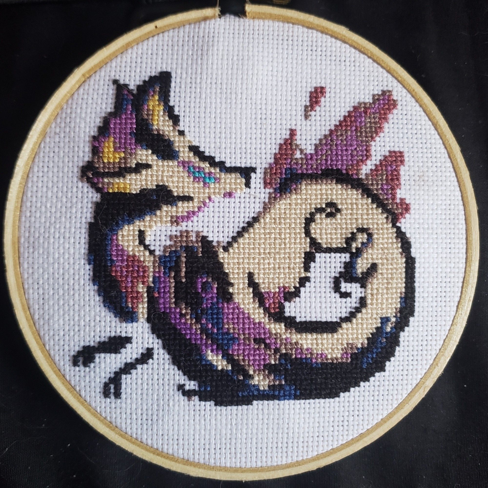 Cross stitched Mizutsune icon from Rise