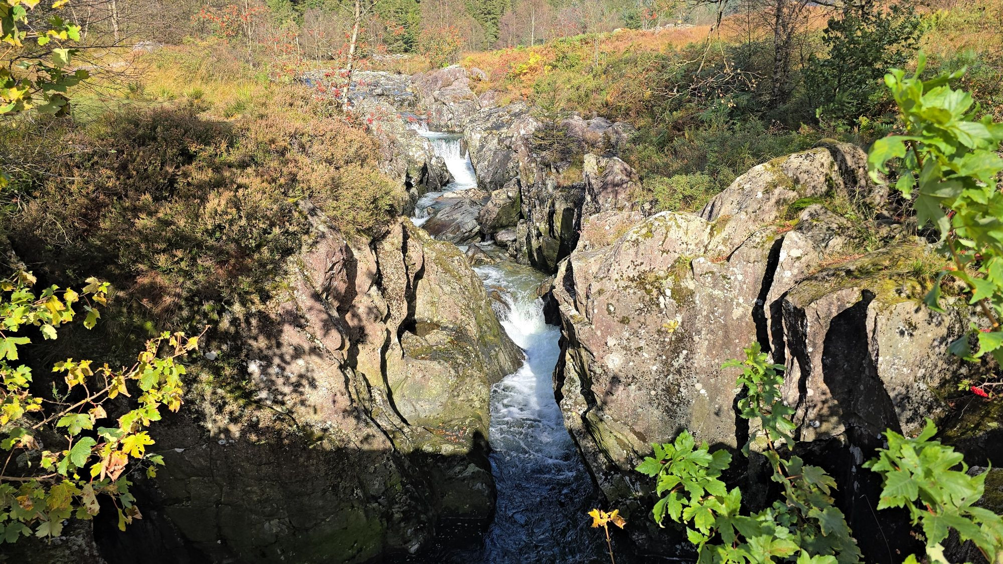 Small Waterfall in the river Duddon