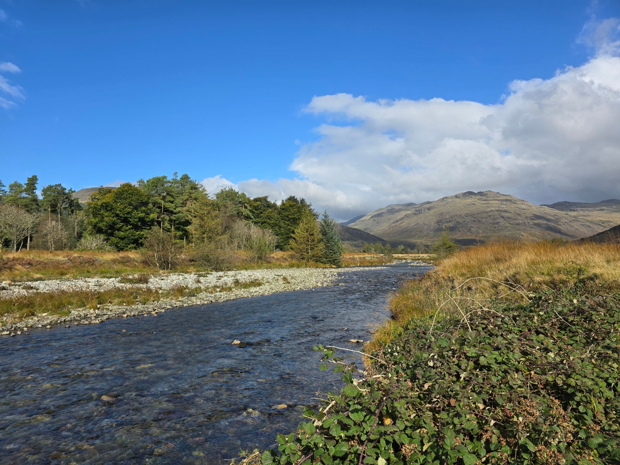 The river Duddon on a sunny day