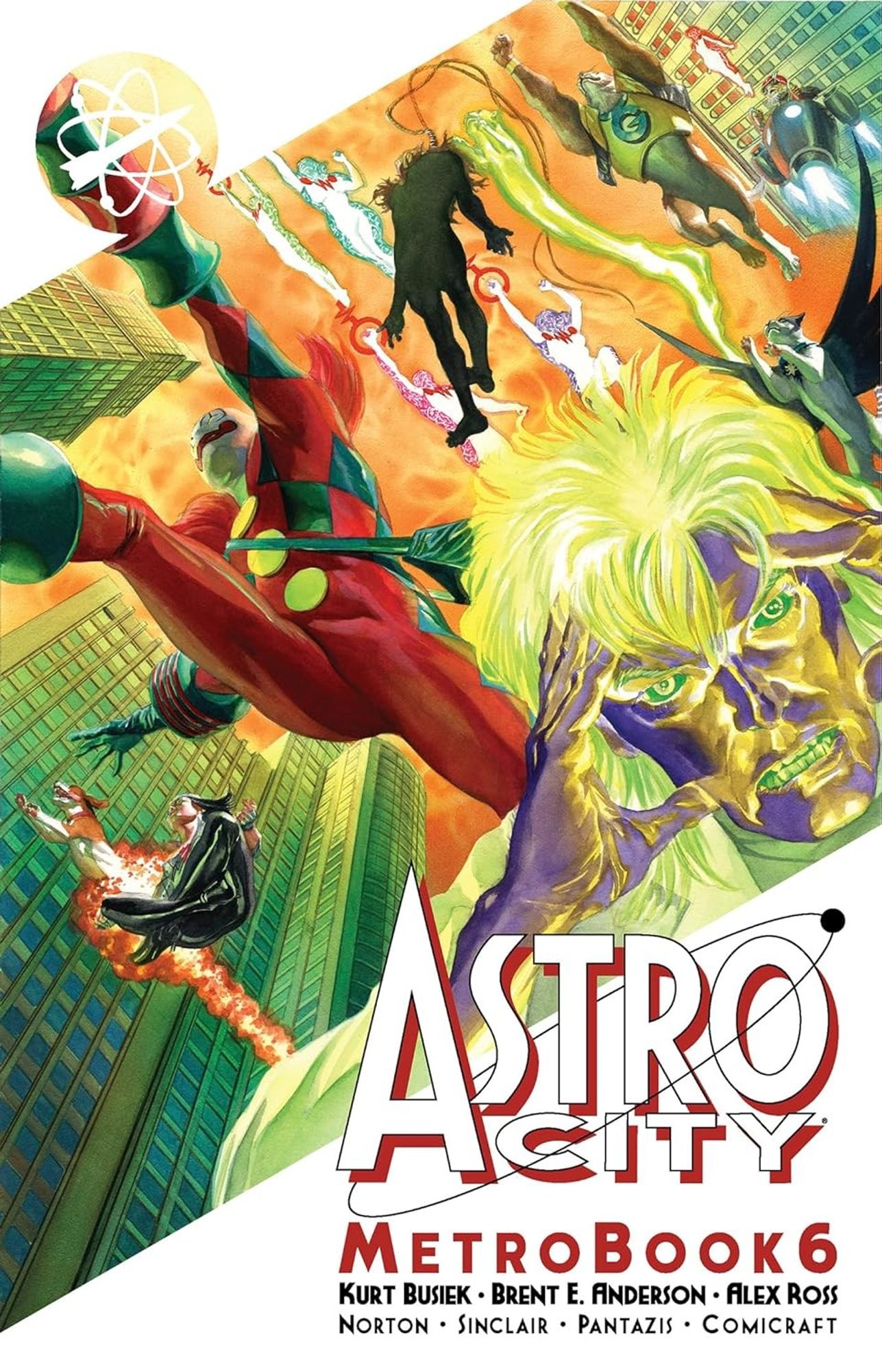 Cover to Astro City MetroBook volume 6, by Kurt Busiek, Brent Anderson, and Alex Ross.