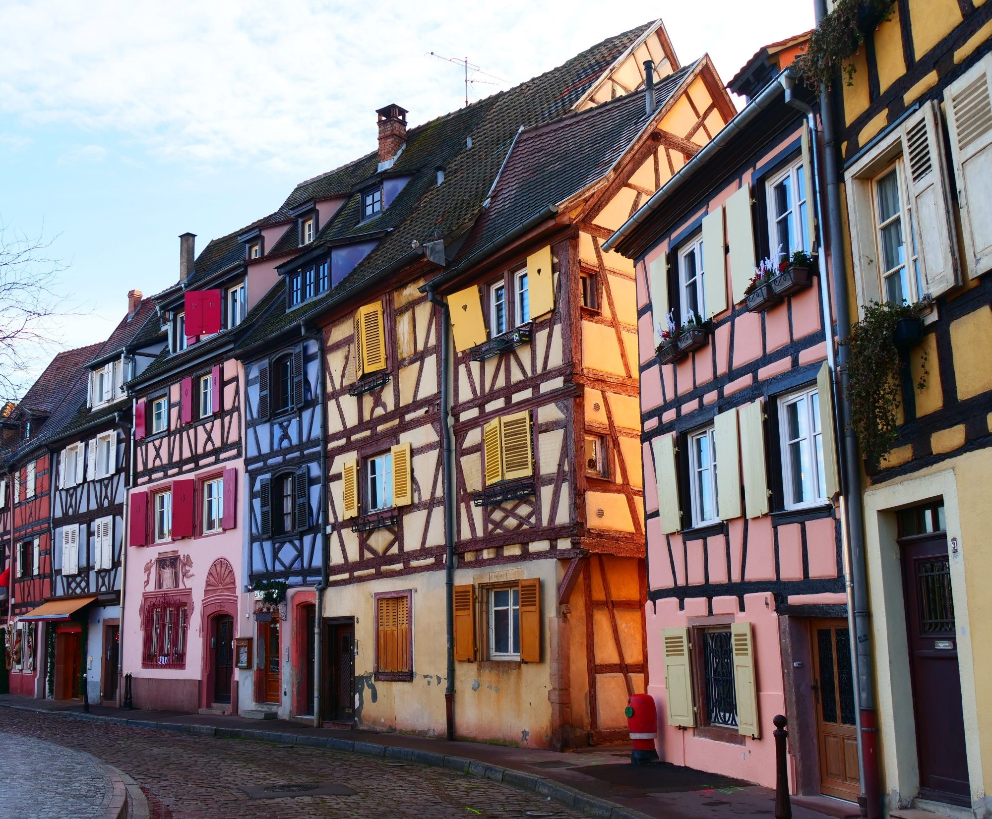 Colorful Tudor Houses