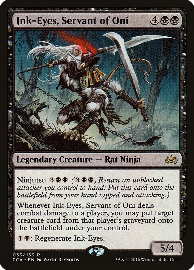 Ink eyes servant of oni caes from magic the gathering. It features a rat in its art with a bit more curves than is necessary.
Tho it is appreciated