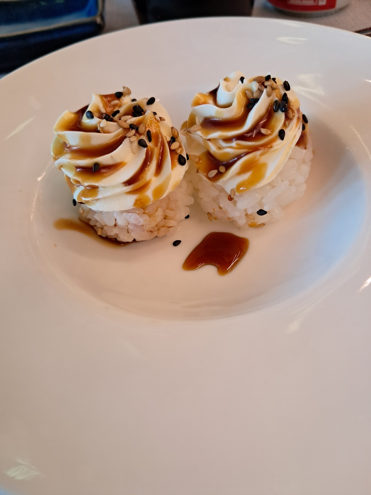 I ate out. Snowballs
