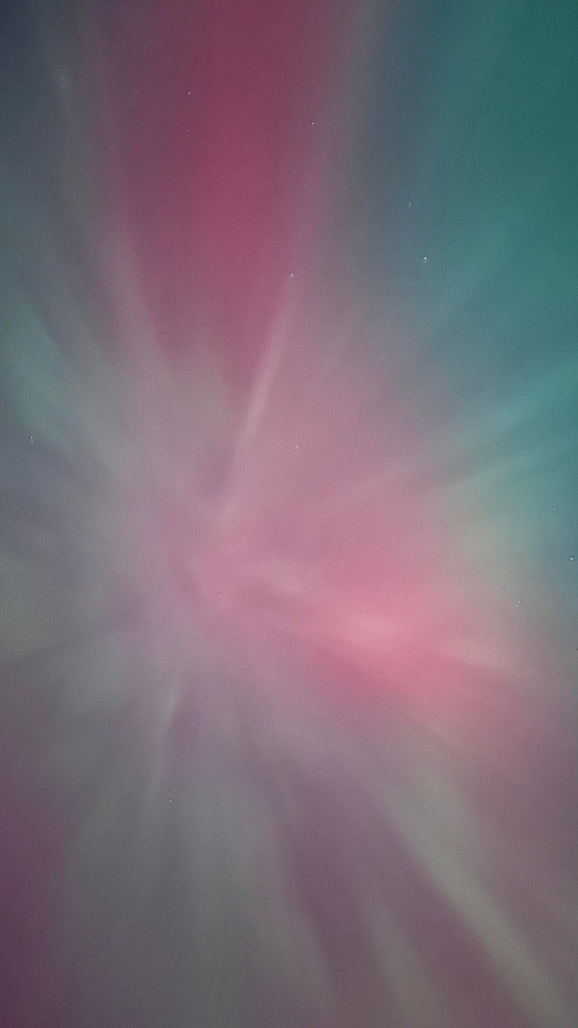 Aurora borealis above Aarhus