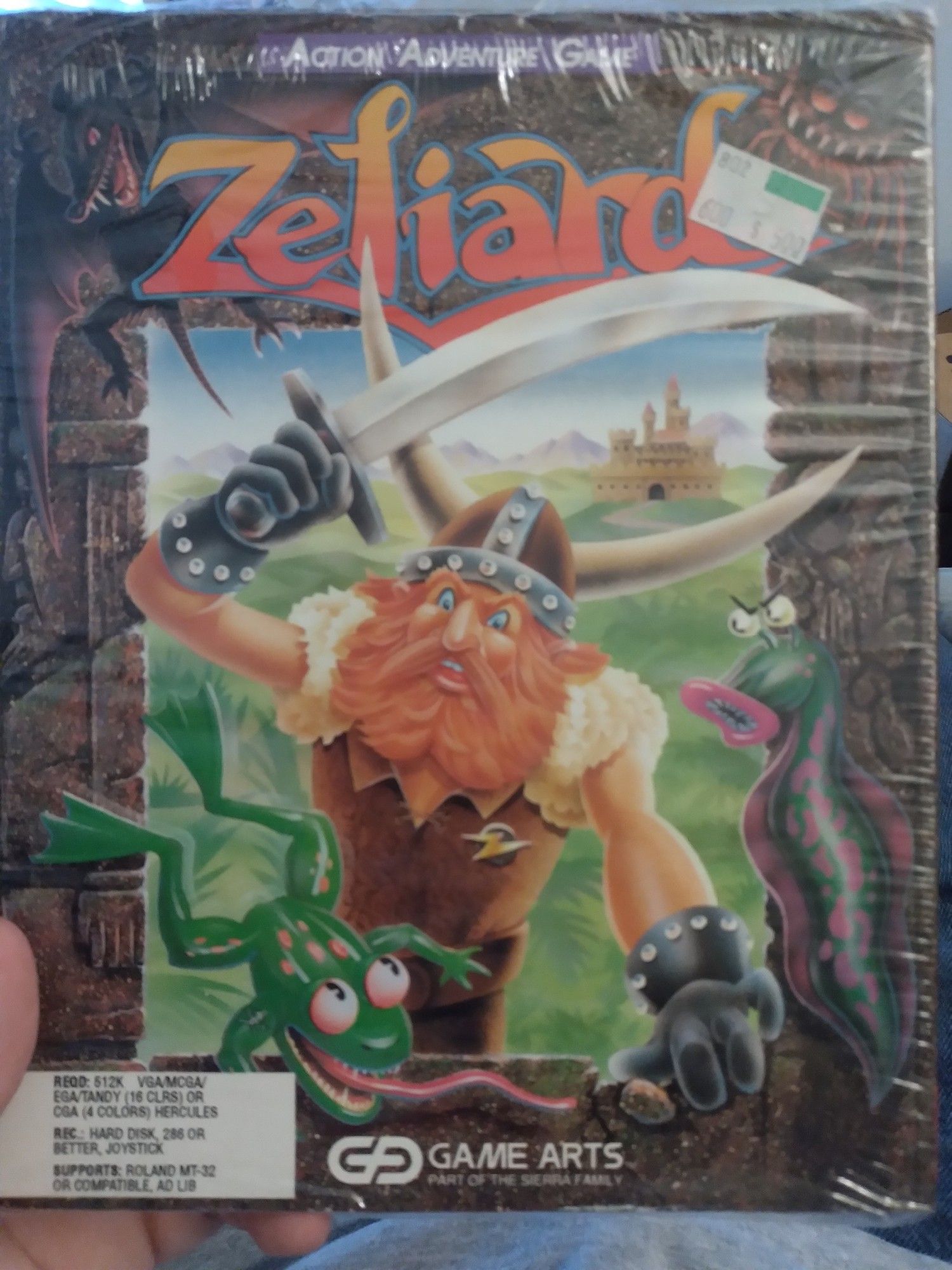 Zeliard box front