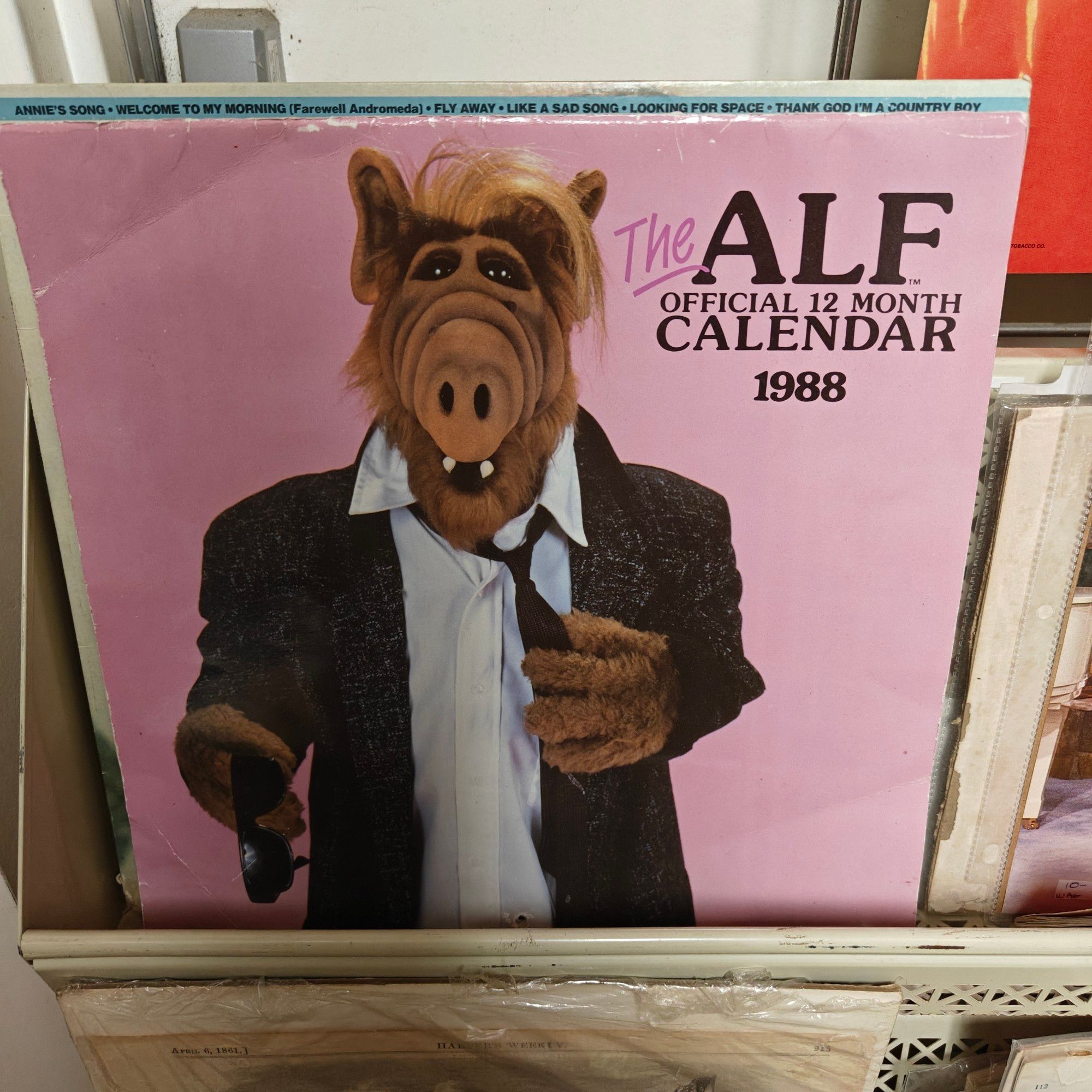 1988 Alf calendar, found in an antique store