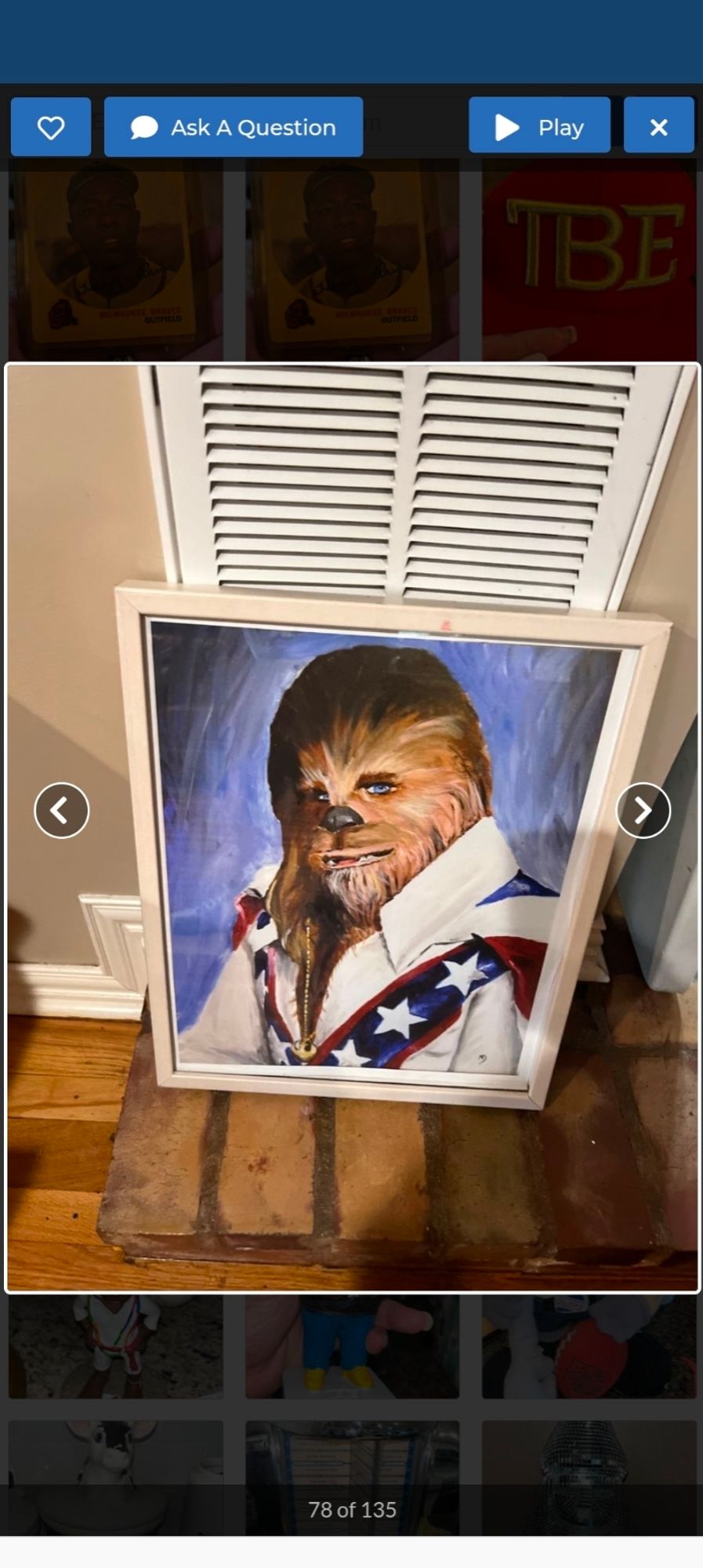 Chewbacca dressed as Evel Knievel