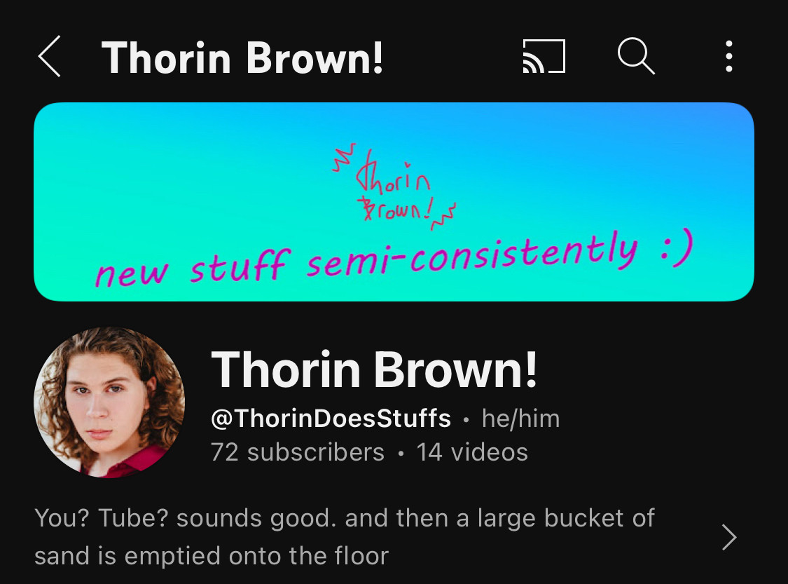 Thorin’s Sub count