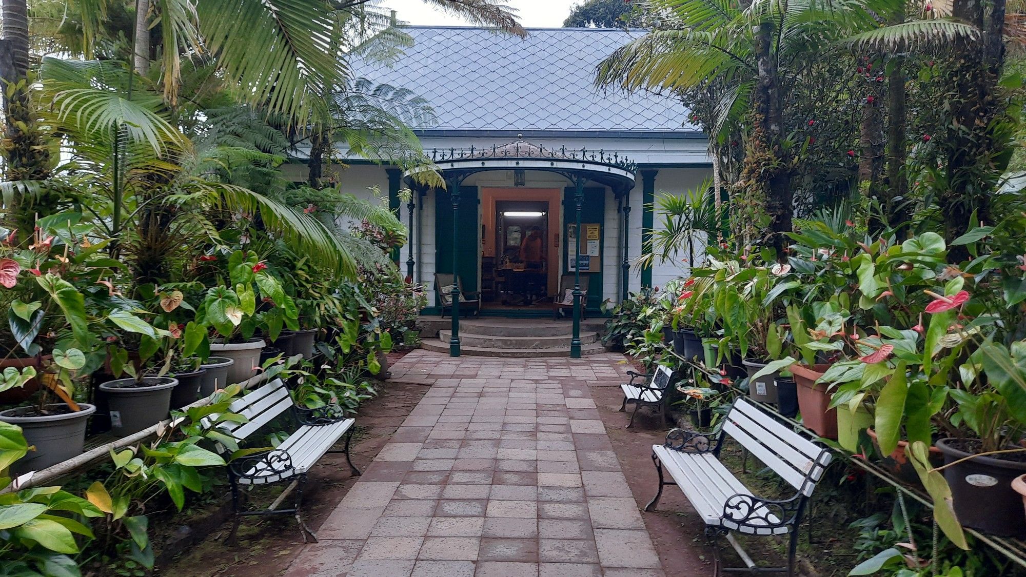 Maison Folio, une case créole traditionnelle et son jardin a Hell Bourg, île de la Réunion 