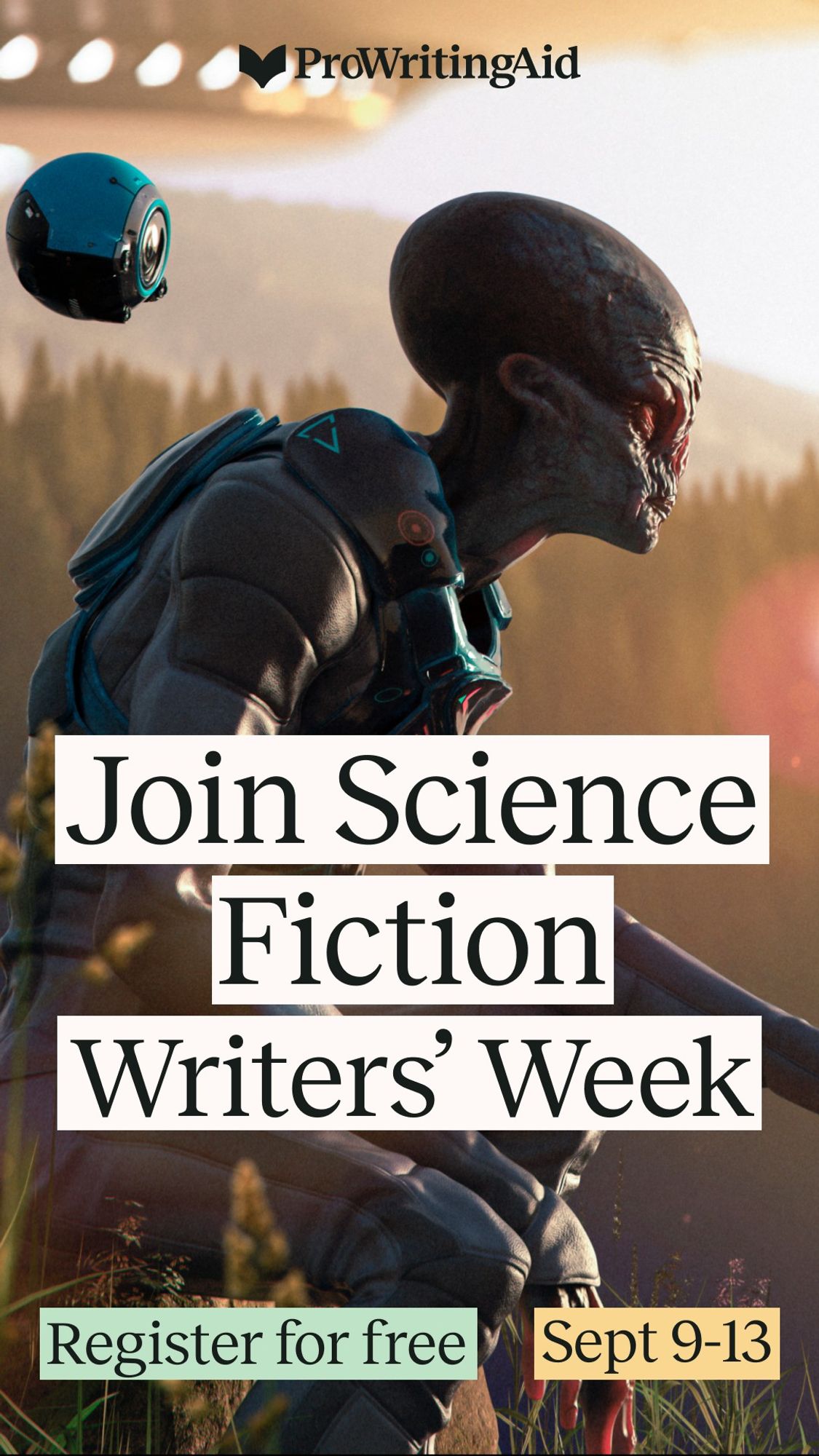 Promo graphic for Science Fiction Writers' Week