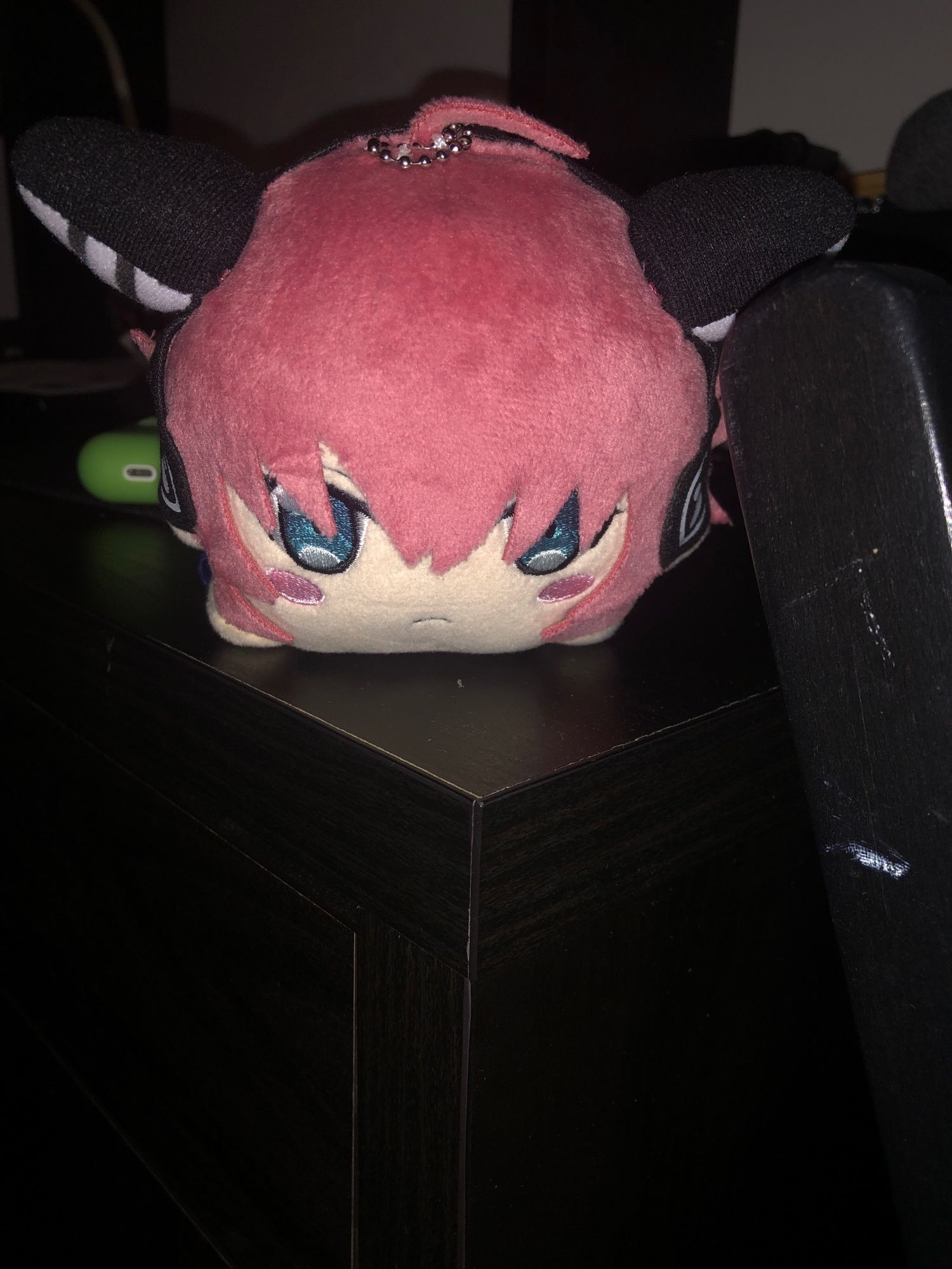 My nesoberi keychain plush of Chiyu Tamade/Chu2 from BanG Dream!