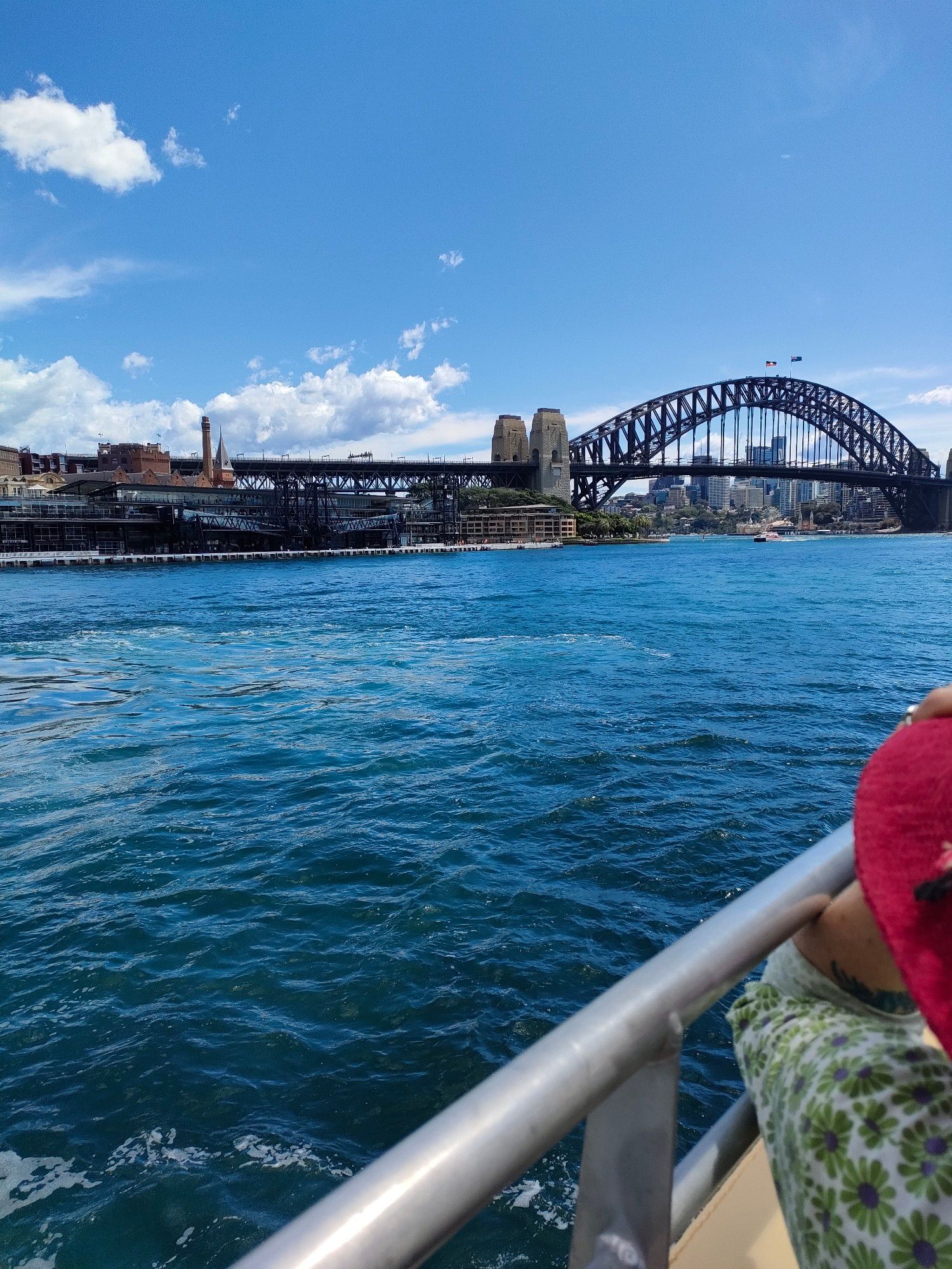 Sydney Harbour Bridge seen from a ferry