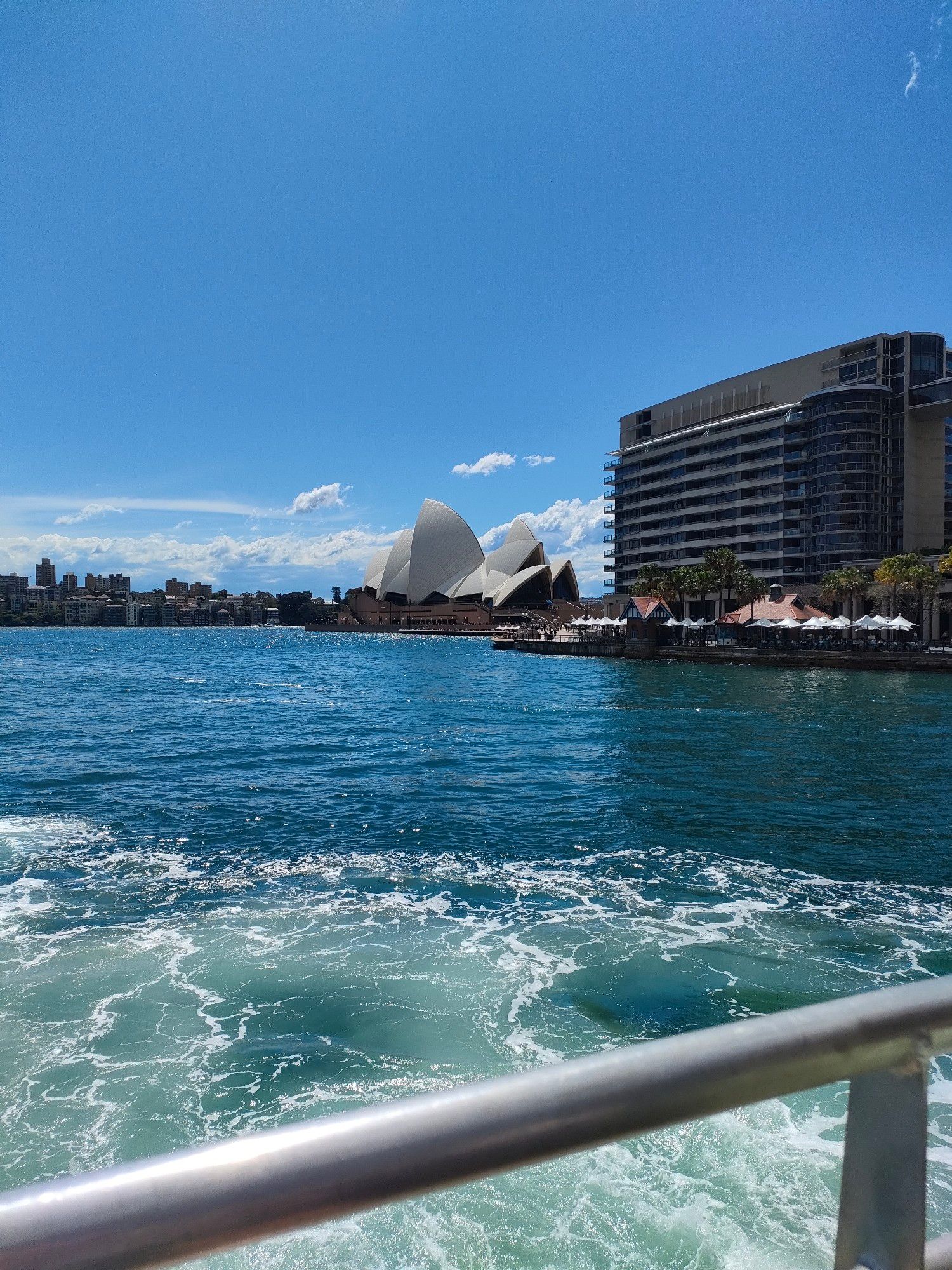 Sydney Opera House seen from a ferry