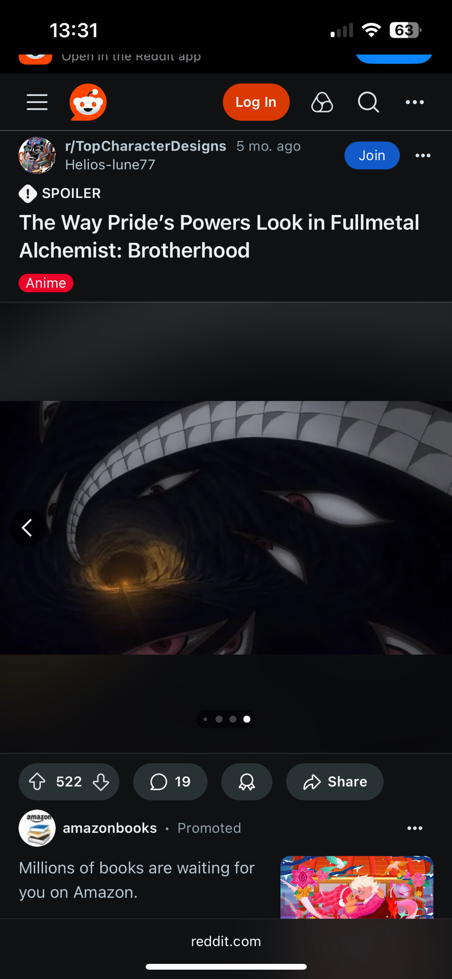 Screencap from fullmetal alchemist anime of pride in a tunnel