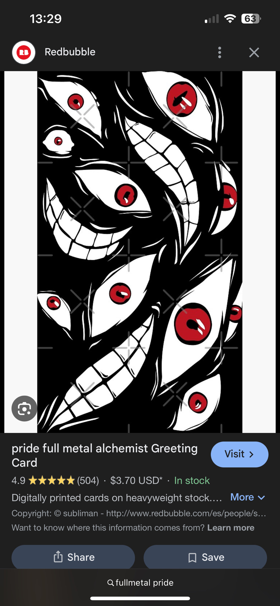 Pride design from fullmetal alchemist