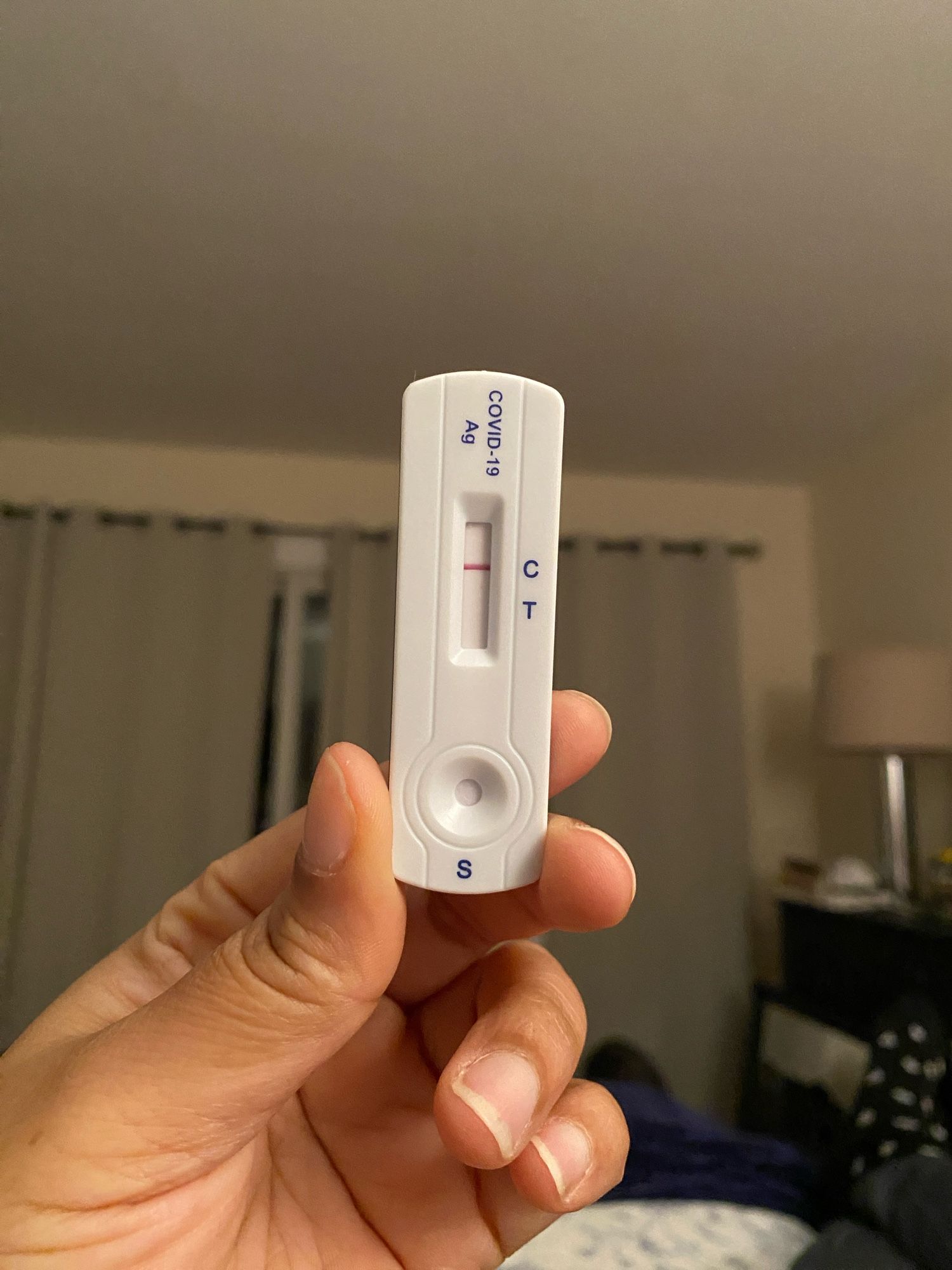 Negative COVID test result