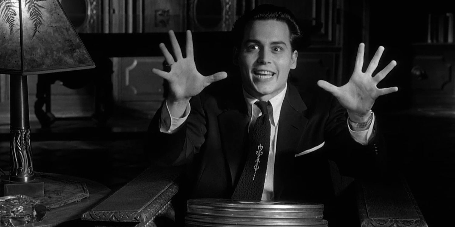 Johnny Depp as Edward D. Wood, Jr, in 1994's ED WOOD,