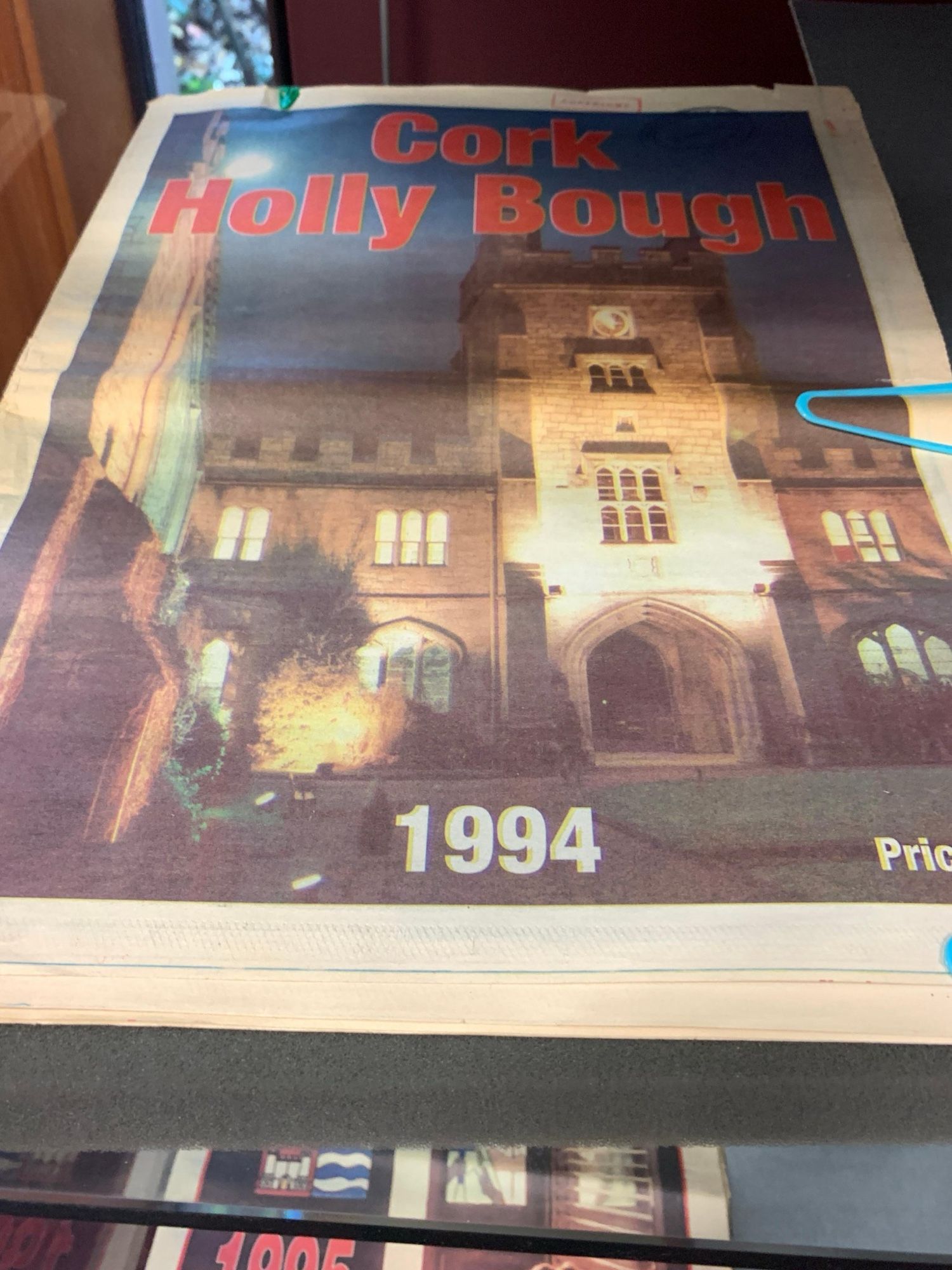 Image of the Cork Holly Bough cover for 1994 issue.