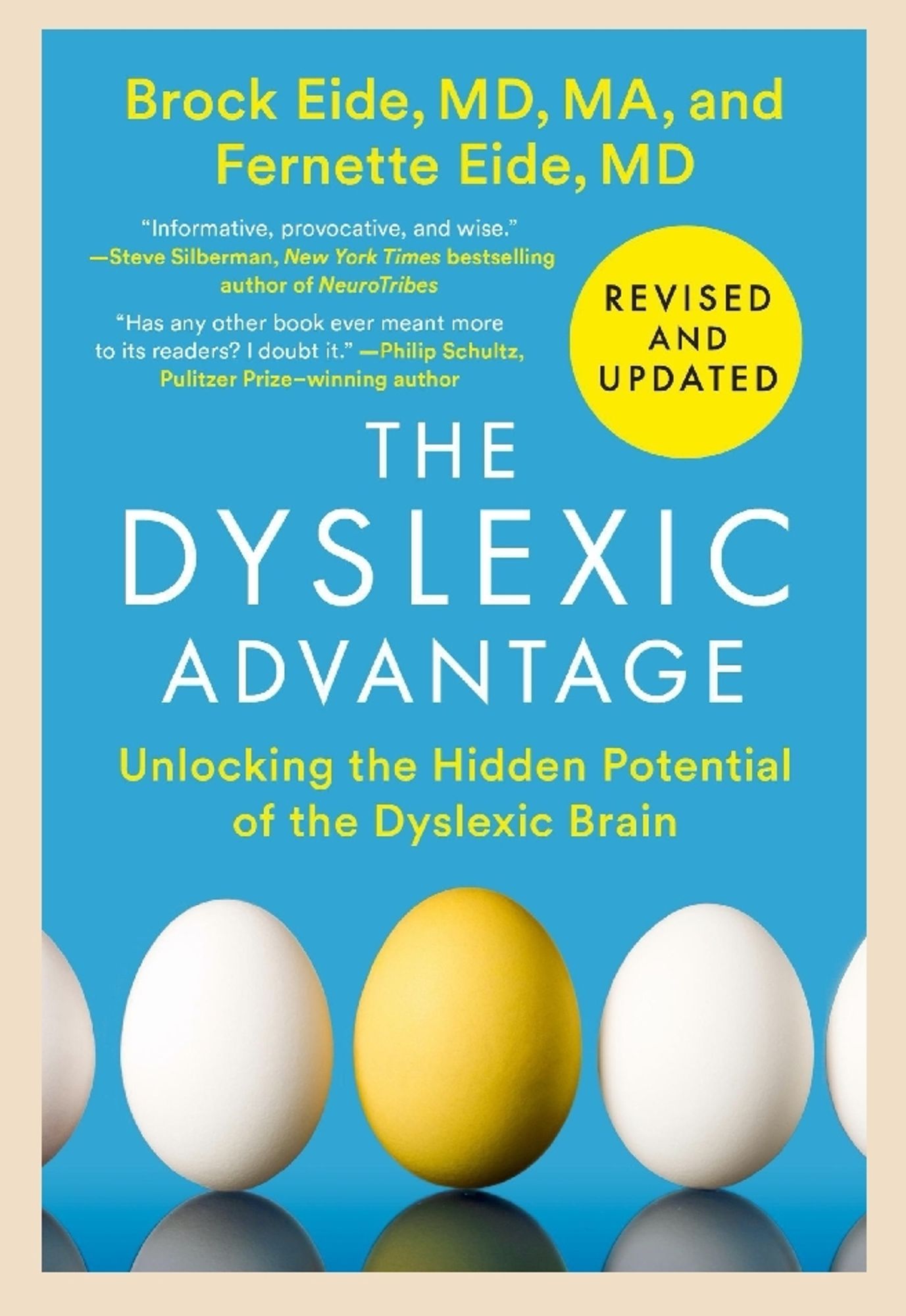 The book cover of the revised and updated version "The dyslexic advantage"