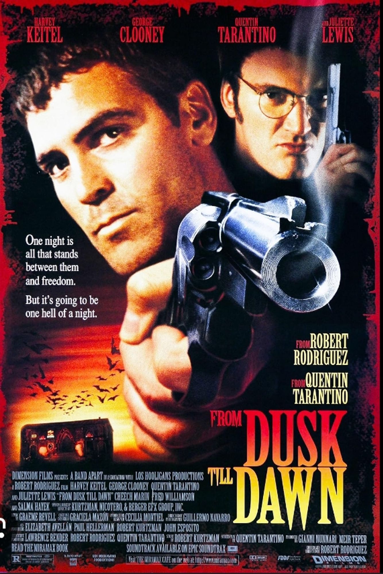 Promotions for the movie From Dusk Till Dawn