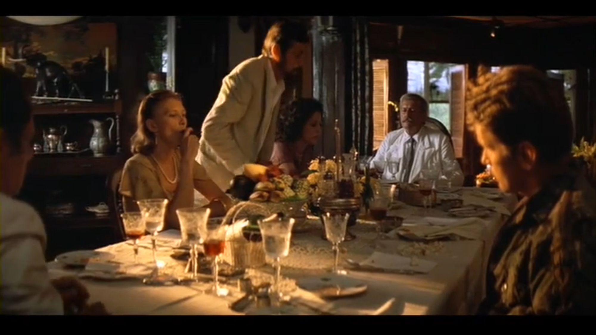 "Apocalypse Now: Redux" (2001): Cpt. Willard at the French plantation's dinner table