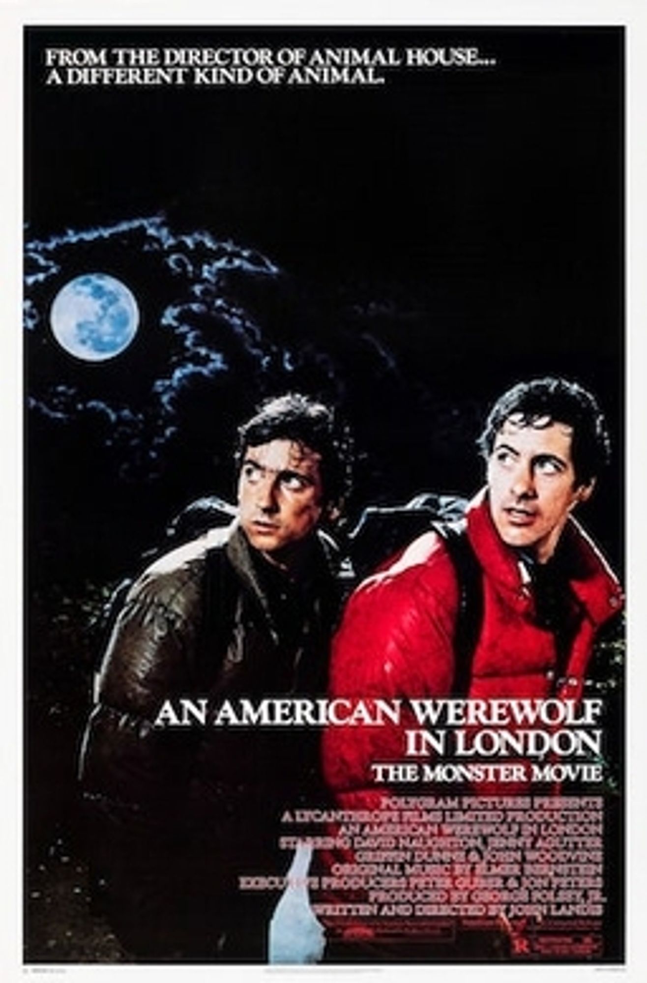 poster for an american werewolf in london