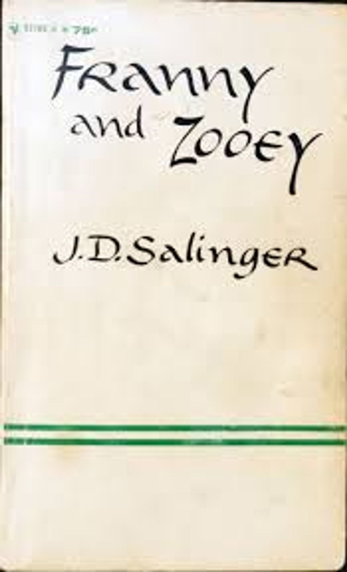 Image of the cover of JD Salinger's Franny and Zooey