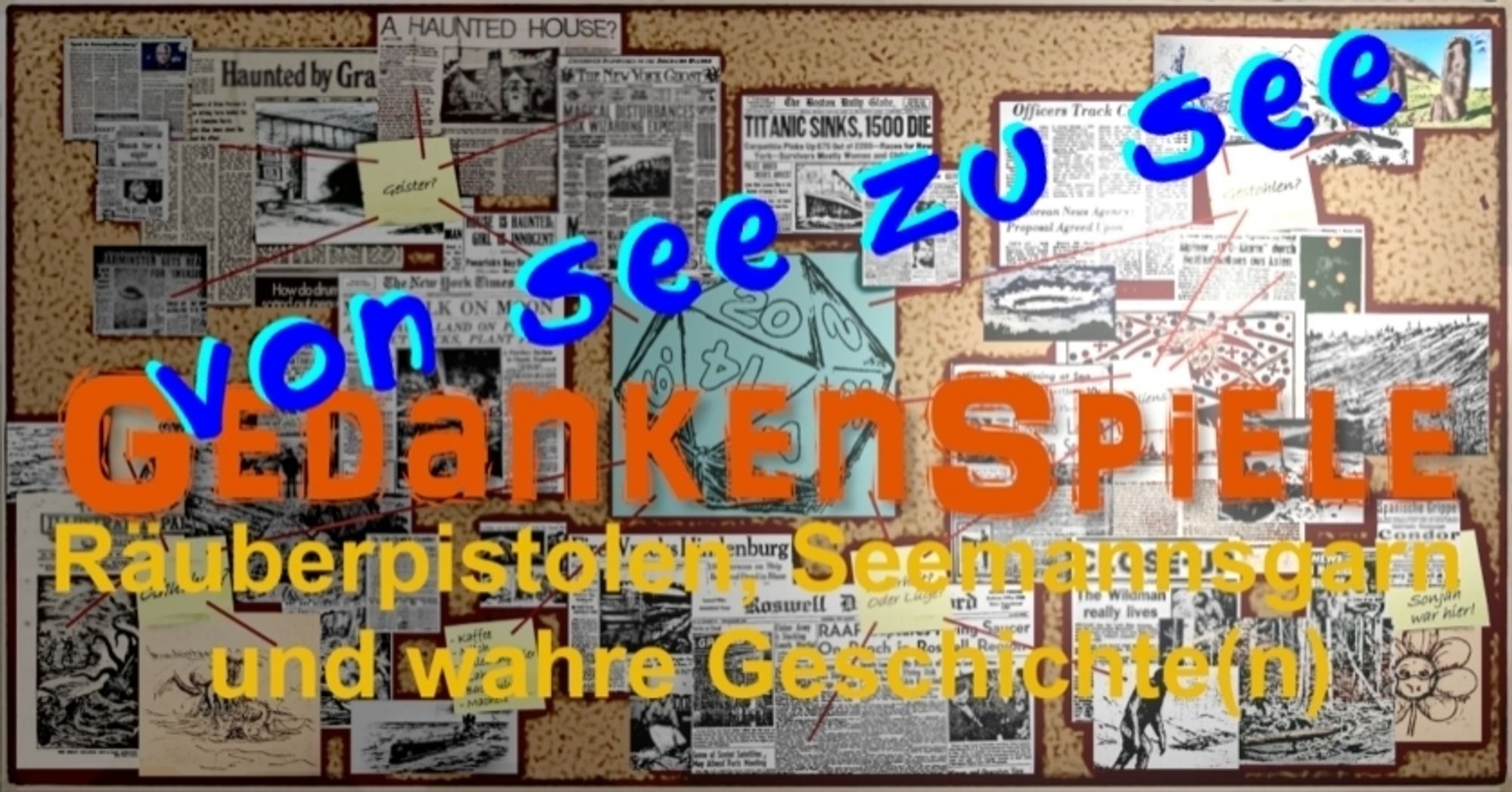 Titelbild des Podcasts "Gedankenspiele" mit dem Titel "Von See zu See" über den Suezkanal