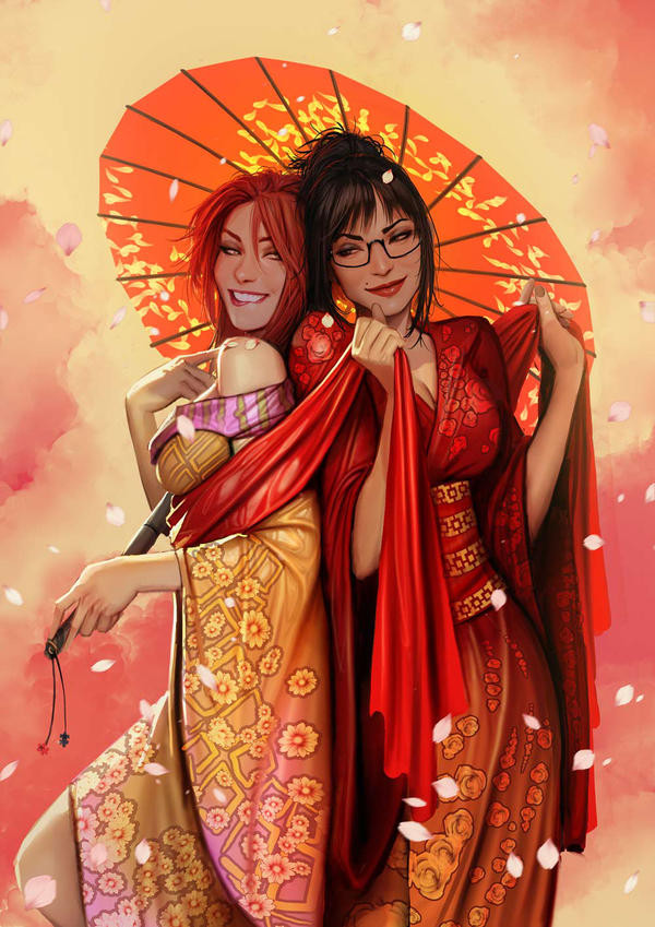 promotional piece done on request of japanese publisher of sunstone