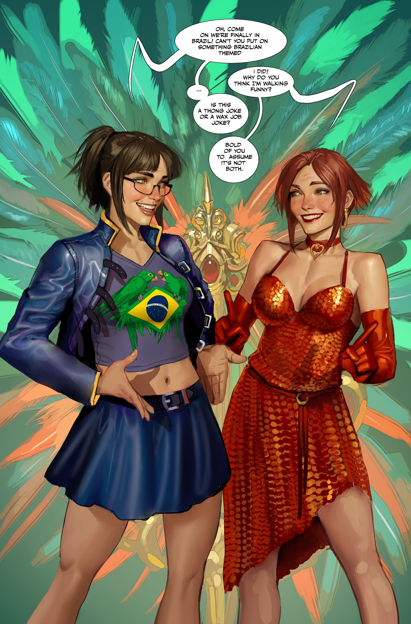 a promo piece done for the brazilian edition of sunstone