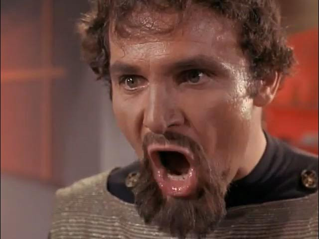 Klingon who called The Enterprise a garbage scow