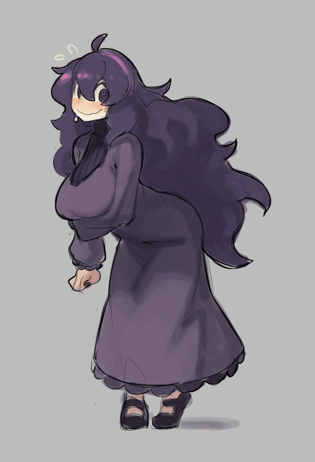 hex maniac from pokemon looking flushed