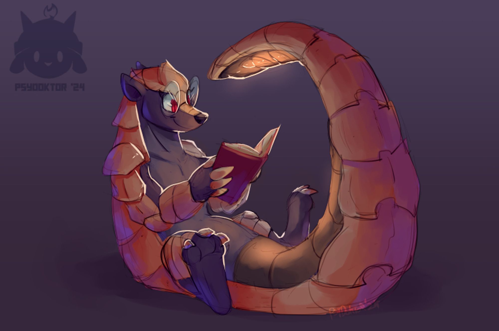 Blaise the Pangolin ( they dont have a pangolin emoji and i am very sad) 📖
character belongs to adalore
#art