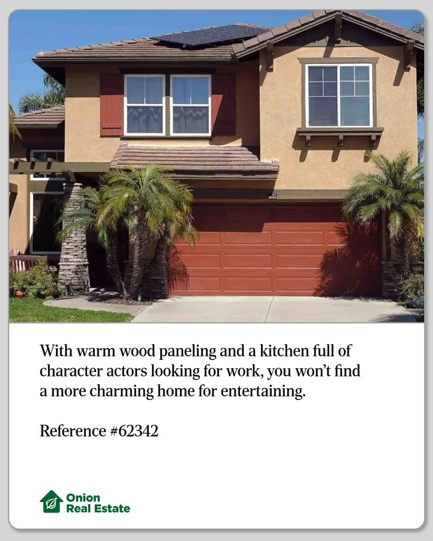 With warm wood paneling and a kitchen full of character actors looking for work, you won’t find a more charming home for entertaining.

Reference #62342