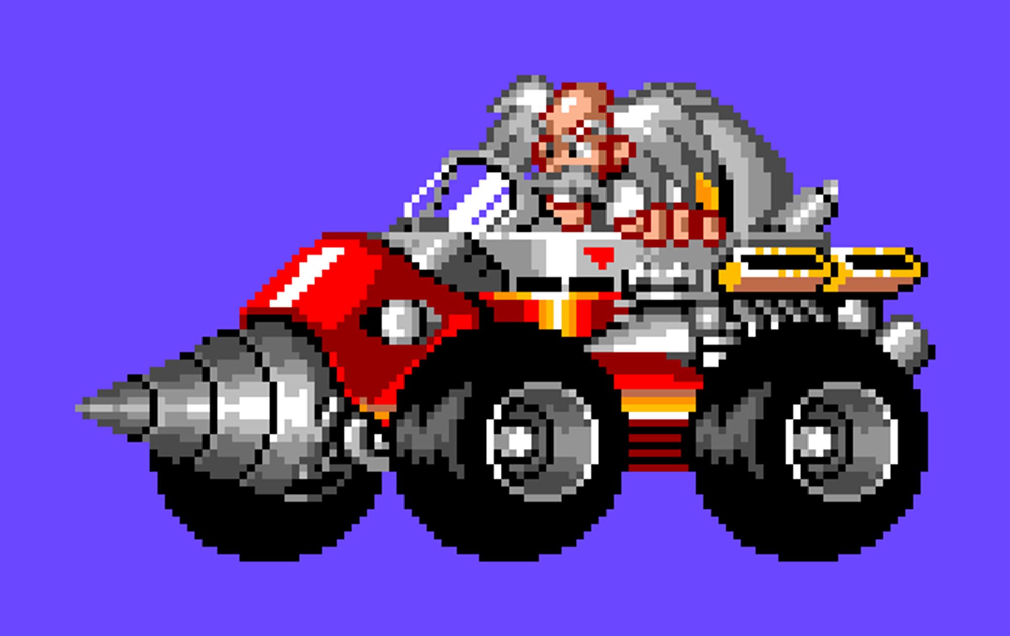 Dr. Wily driving Dr Eggman's Egg Drillster

One of the simpler HalloWily edits, not much of the machine itself was changed, just Wily in the driver seat.