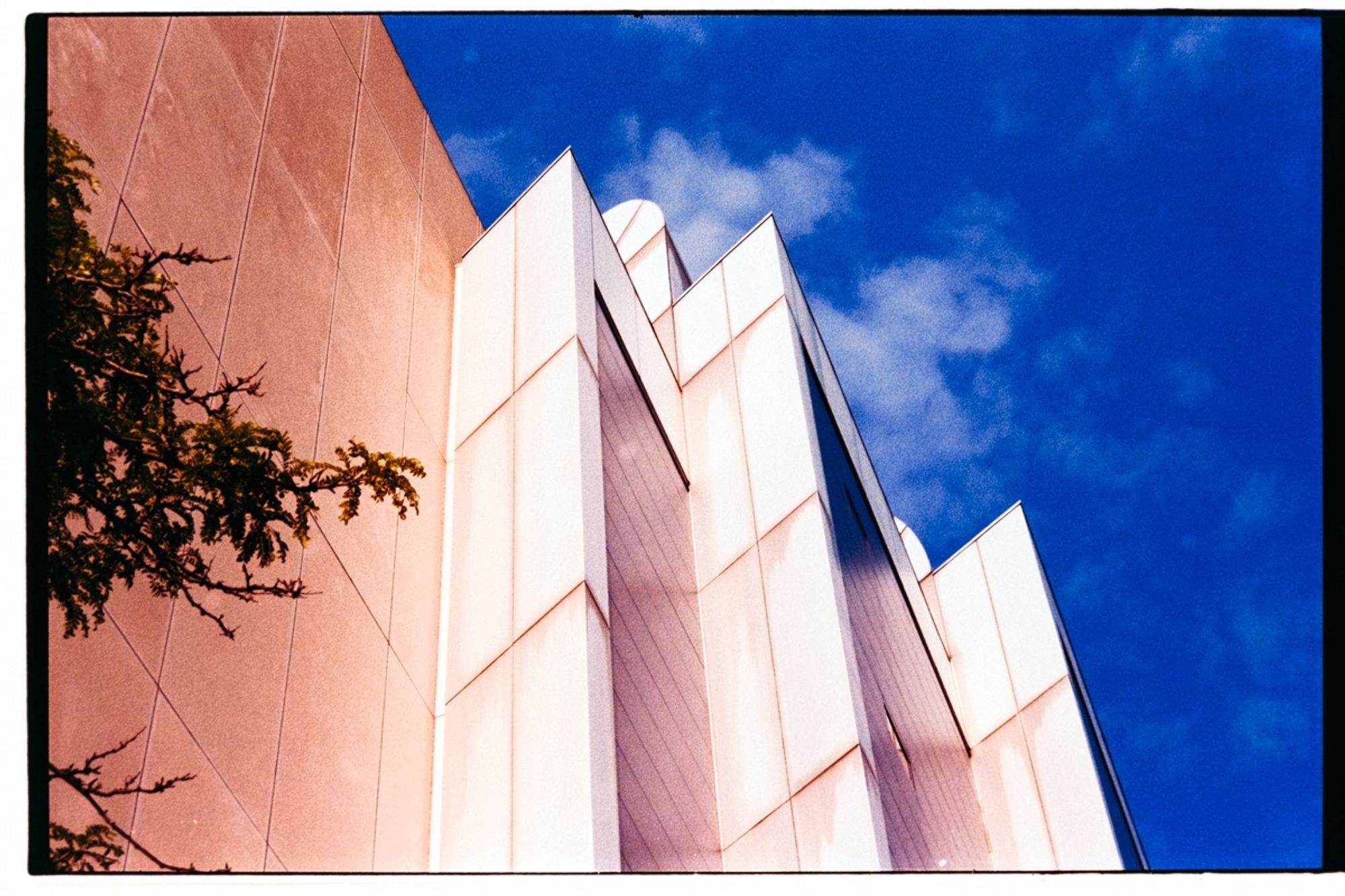 The corner of a building in downtown Green Bay.