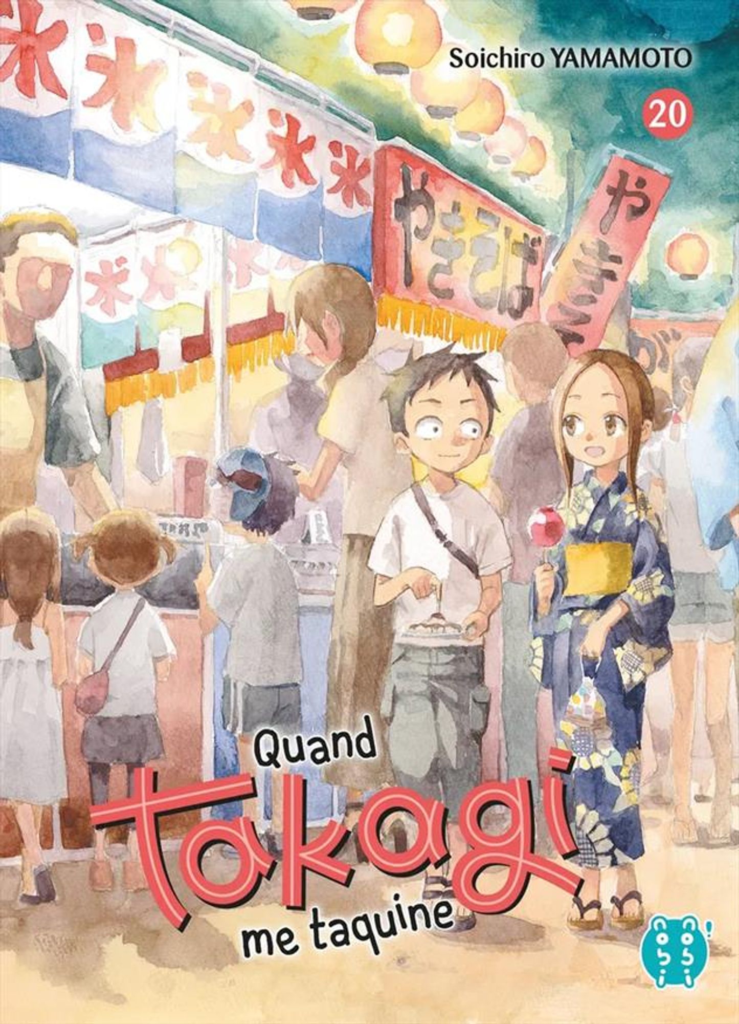 Couverture française du tome 20 de "Quand Takagi me taquine"