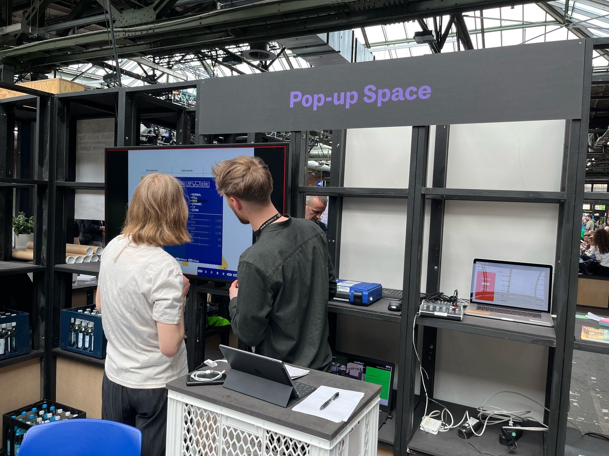 Vorbereitung im PopupSpace