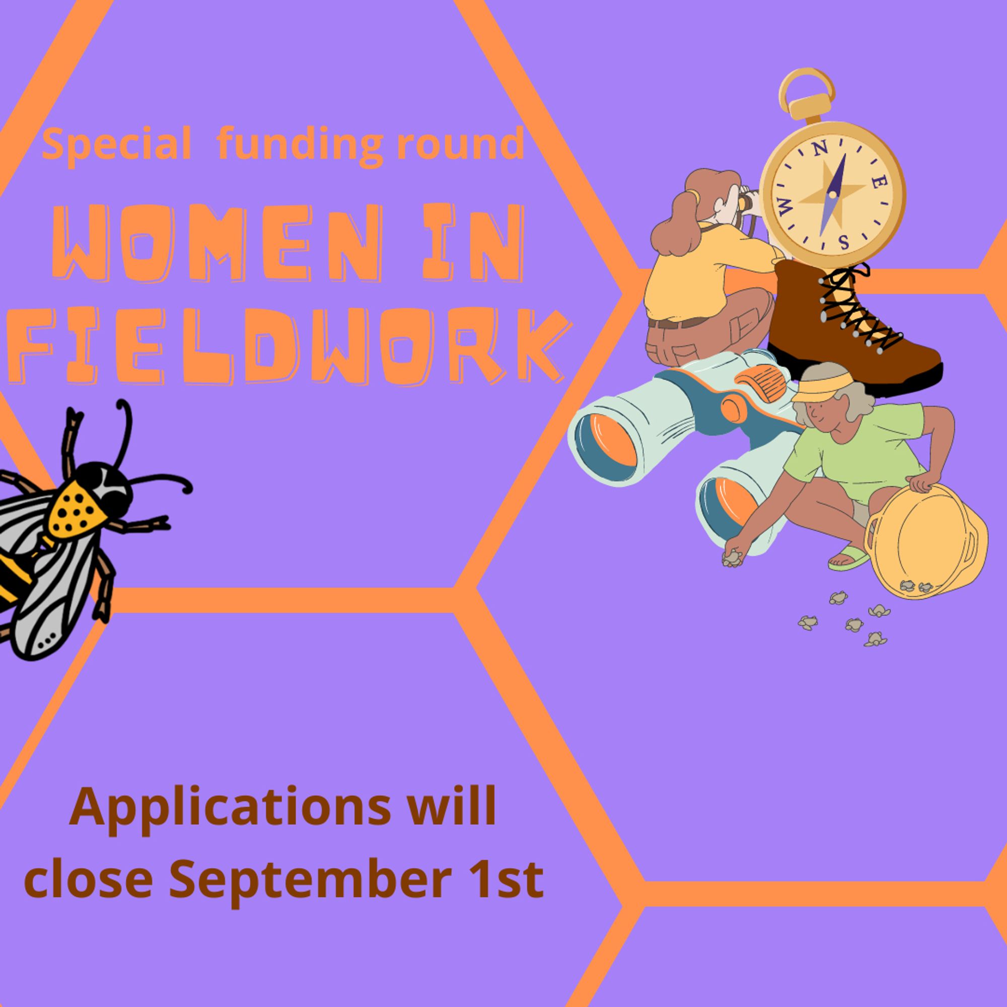 EXCITING NEWS!
We are accepting applications for a special funding round - Women in Fieldwork. If you identify as a woman conducting animal behaviour-related fieldwork, we welcome your application for one of four grants of £400 each. Deadline  September 1st, 2024.

Follow the link to know if you are eligible and meet the conditions: https://opencollective.com/animal-behaviour-collective
If yes, apply by filling out the following form:
https://docs.google.com/document/d/1_WuJHMpj0-xigiq9CEM3Ang50kMe-xOh/edit