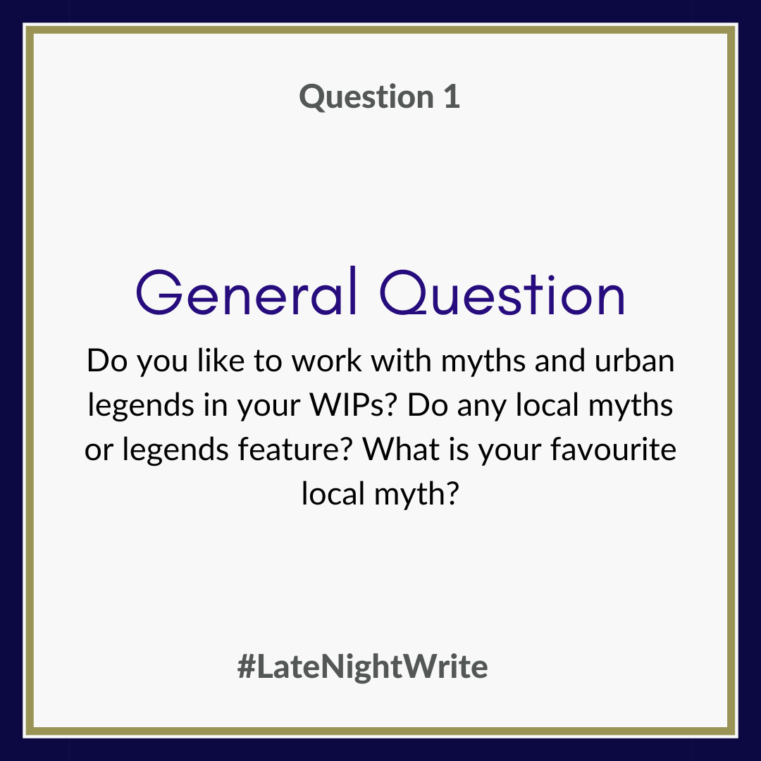 General Question: Do you like to work with myths and urban legends in your WIPs? Do any local myths or legend feature? What is your favourite local myth?