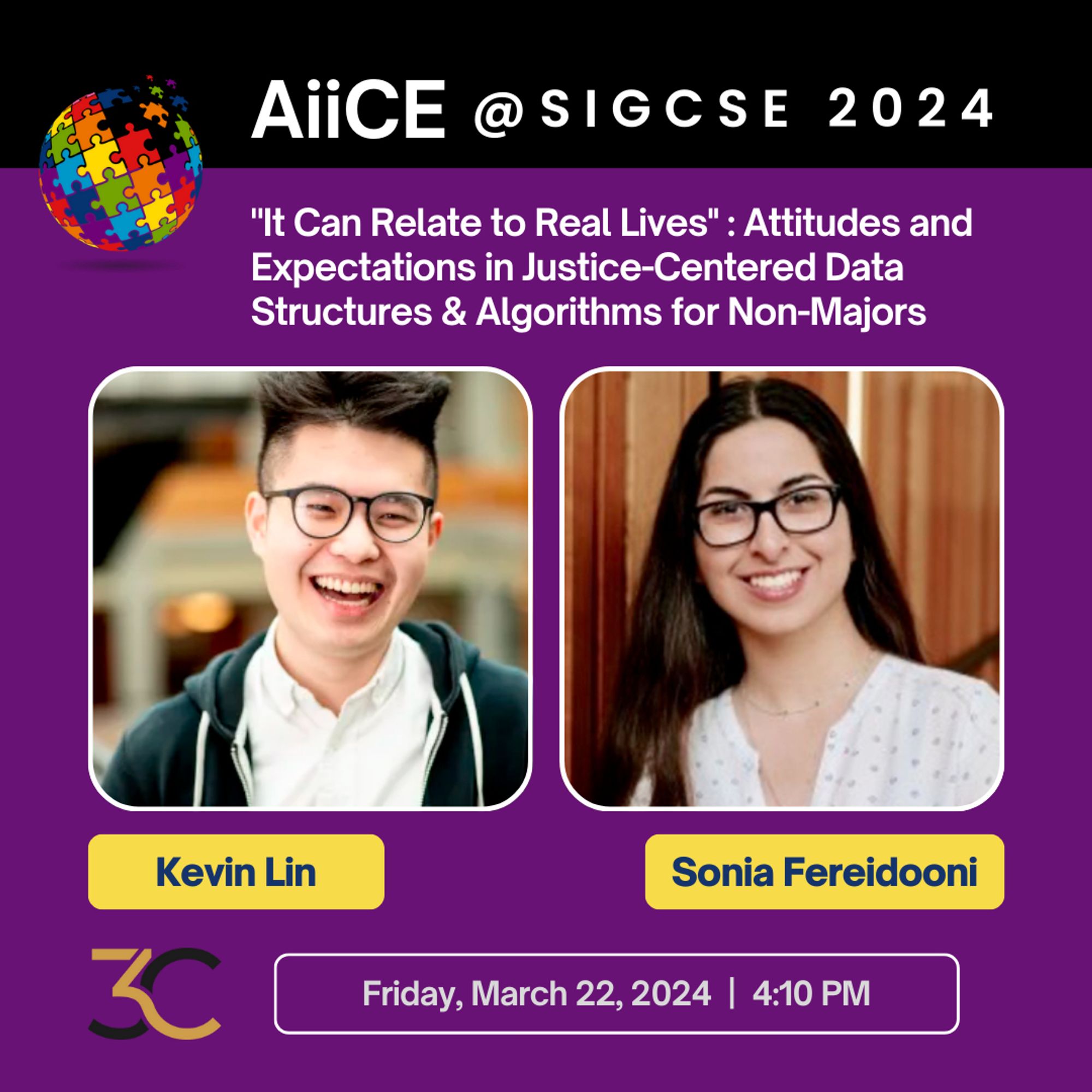 Kevin Lin & Sonia Fereidooni - SIGCSE 2024