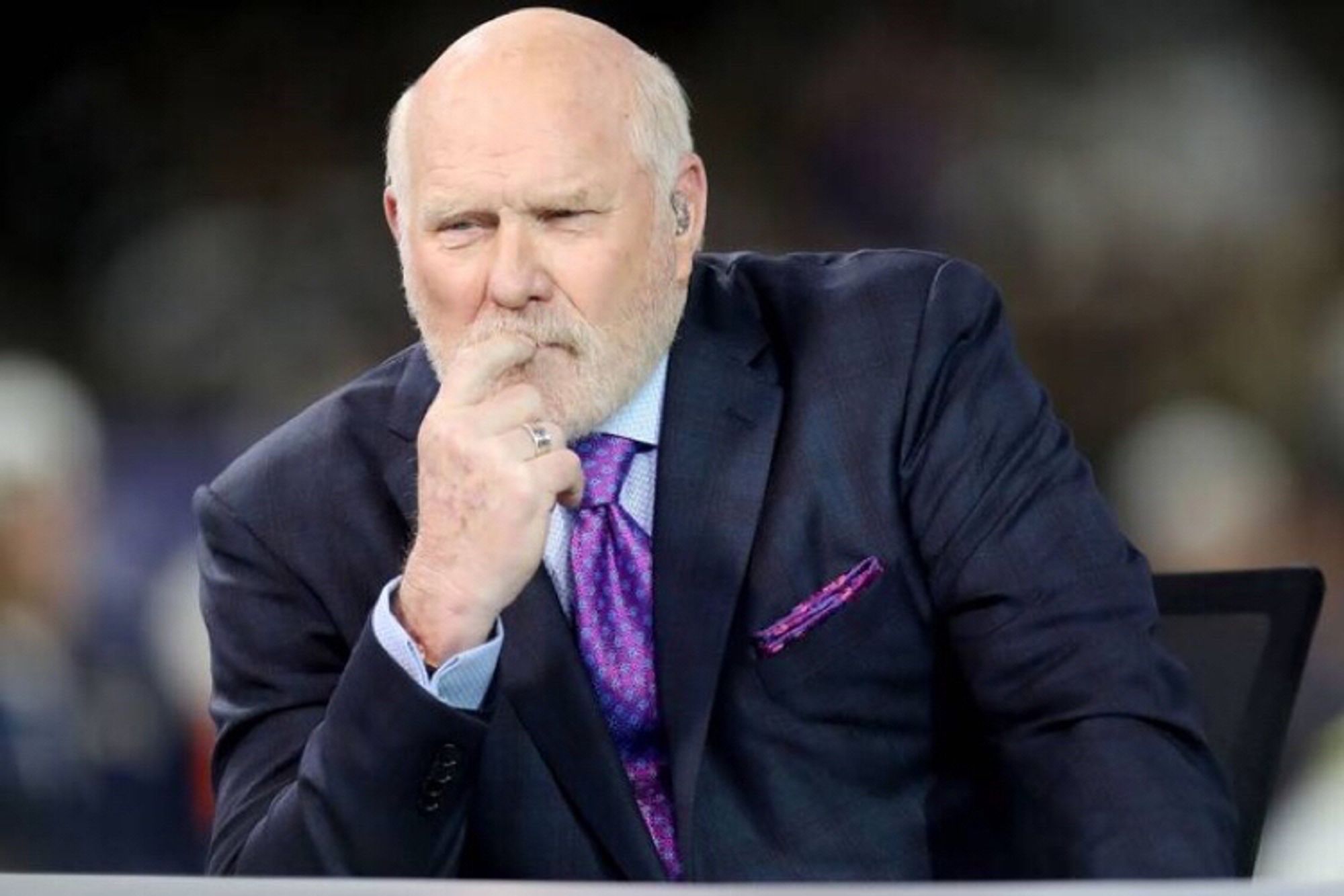 terry bradshaw looking contemplative