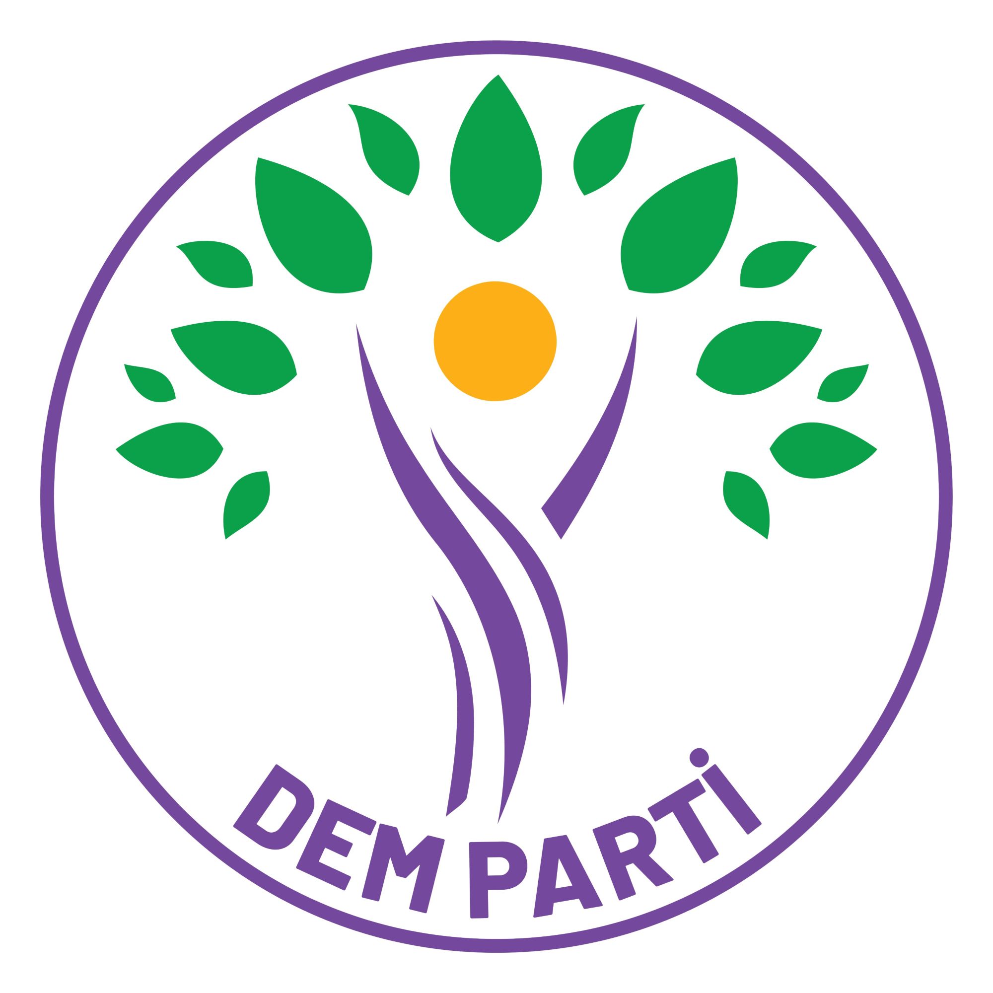 Pro Kurdish DEM Party logo