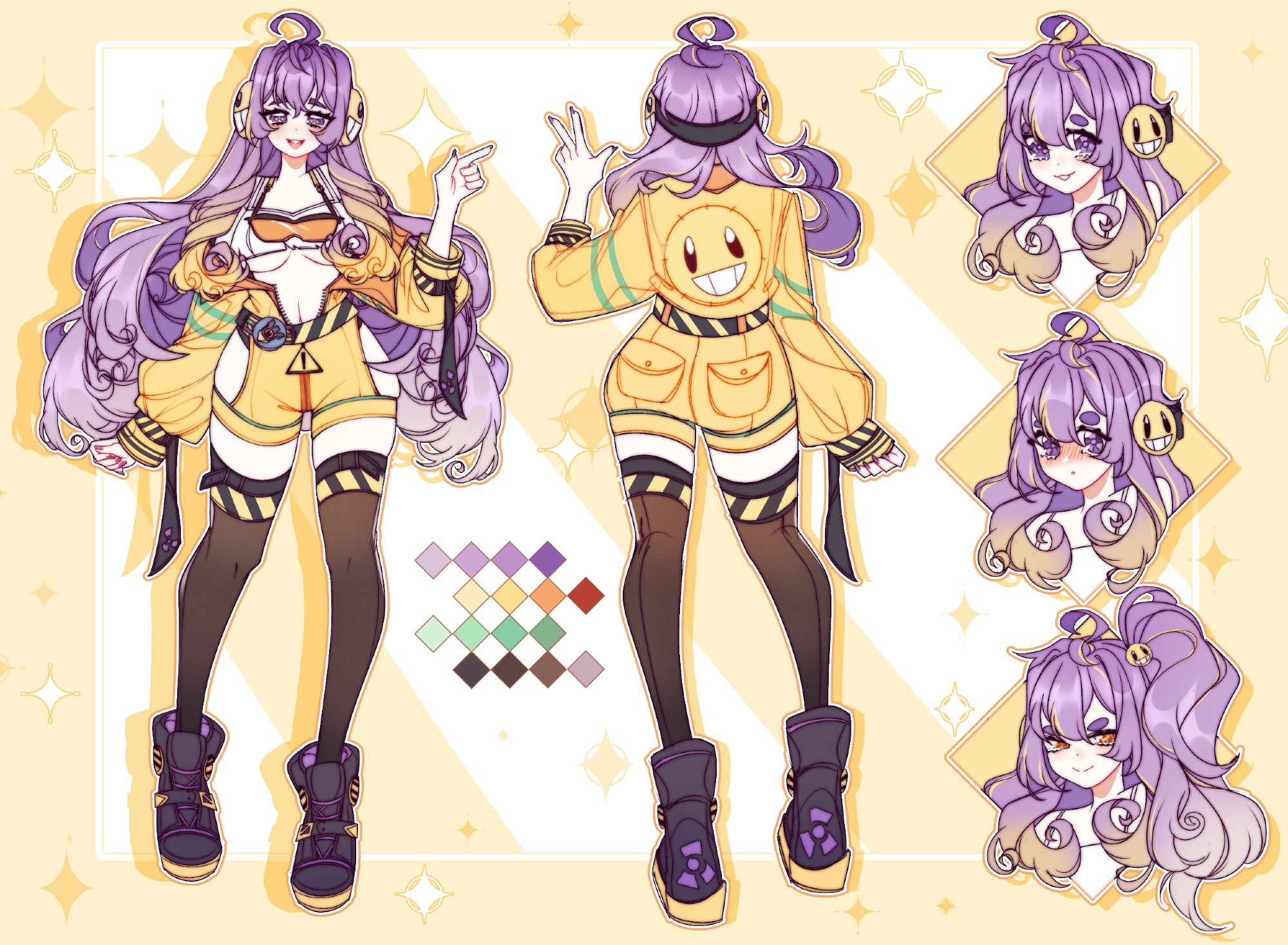 vividlyVIVI/vividlyASMR reference sheet by "BunnibeIIe"